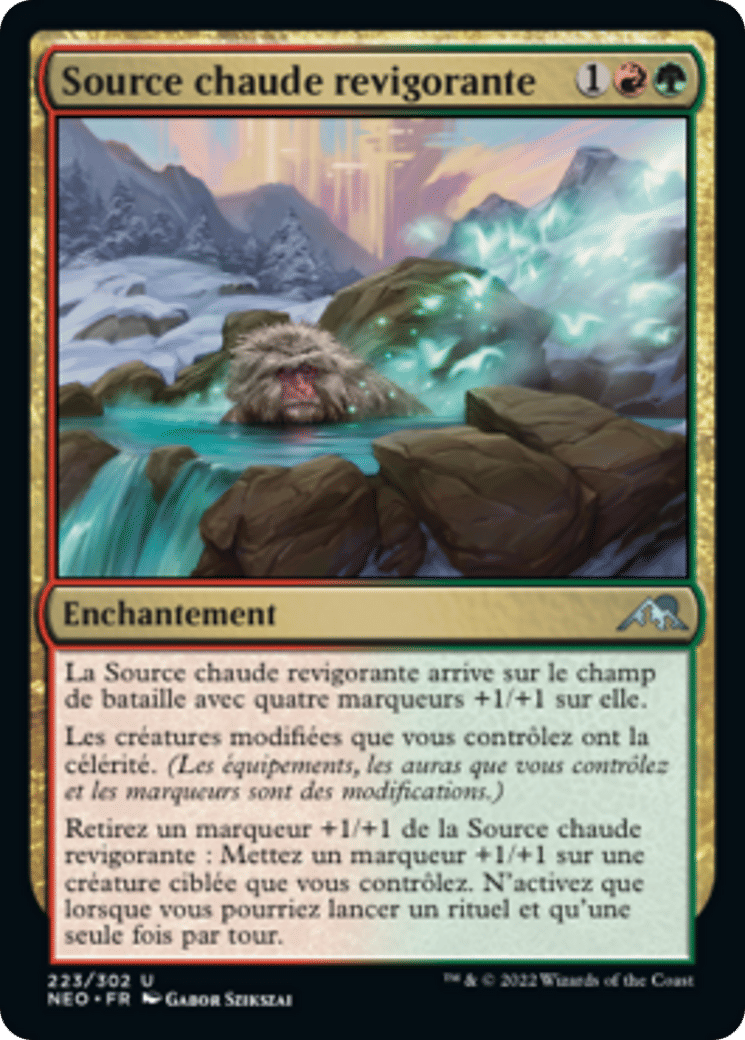 Source chaude revigorante — Kamigawa: Neon Dynasty — Magic: The Gathering