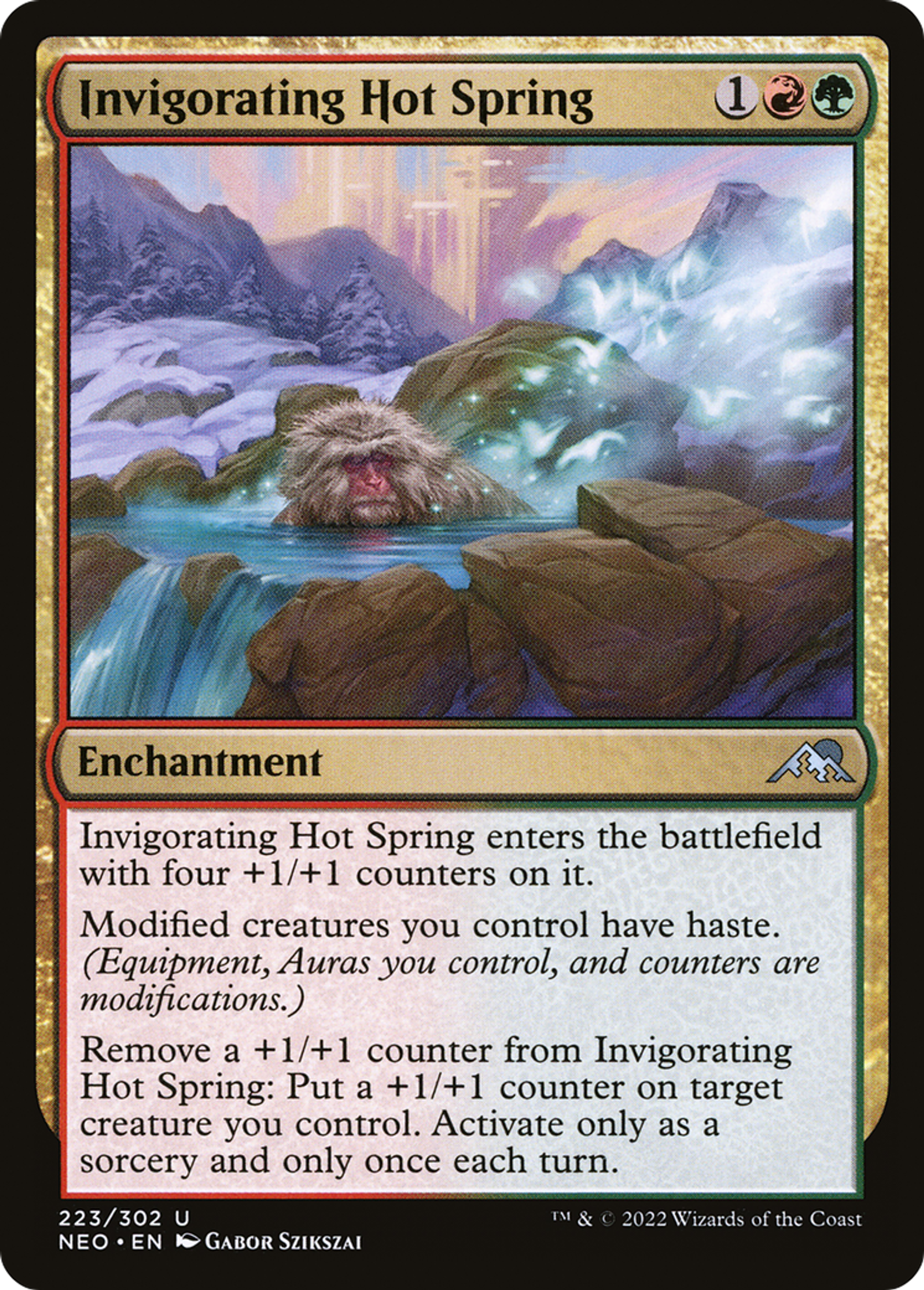 Invigorating Hot Spring — Kamigawa: Neon Dynasty — Magic: The Gathering