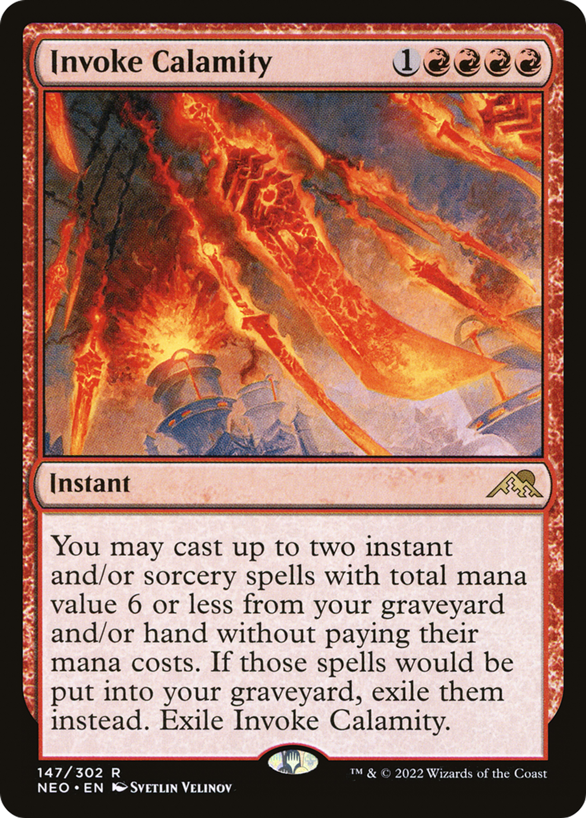 Invoke Calamity — Kamigawa: Neon Dynasty — Magic: The Gathering