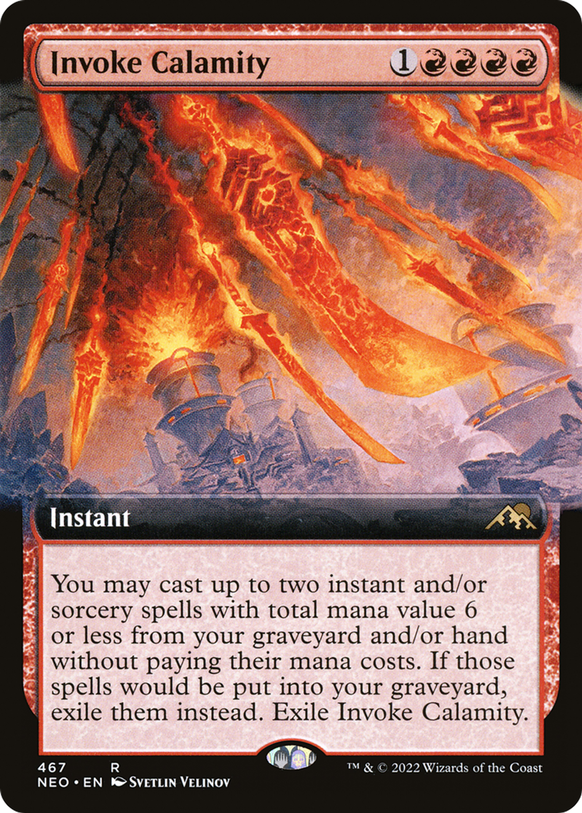 Invocation de calamité — Kamigawa: Neon Dynasty — Magic: The Gathering