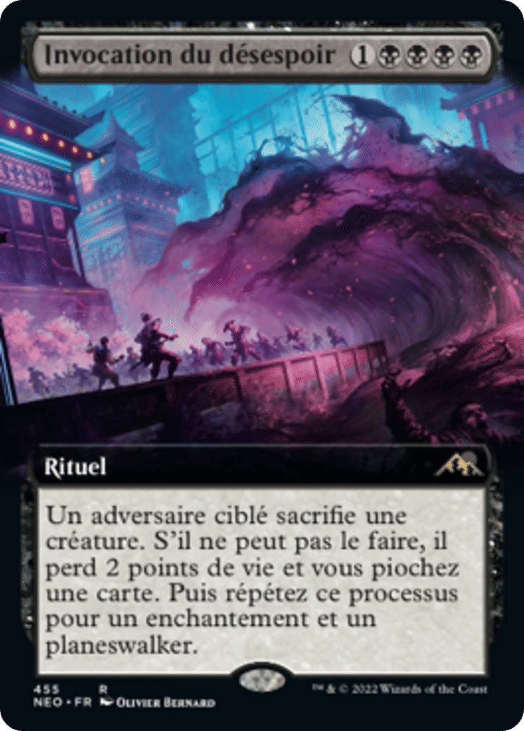 Invocation du désespoir — Kamigawa: Neon Dynasty — Magic: The Gathering