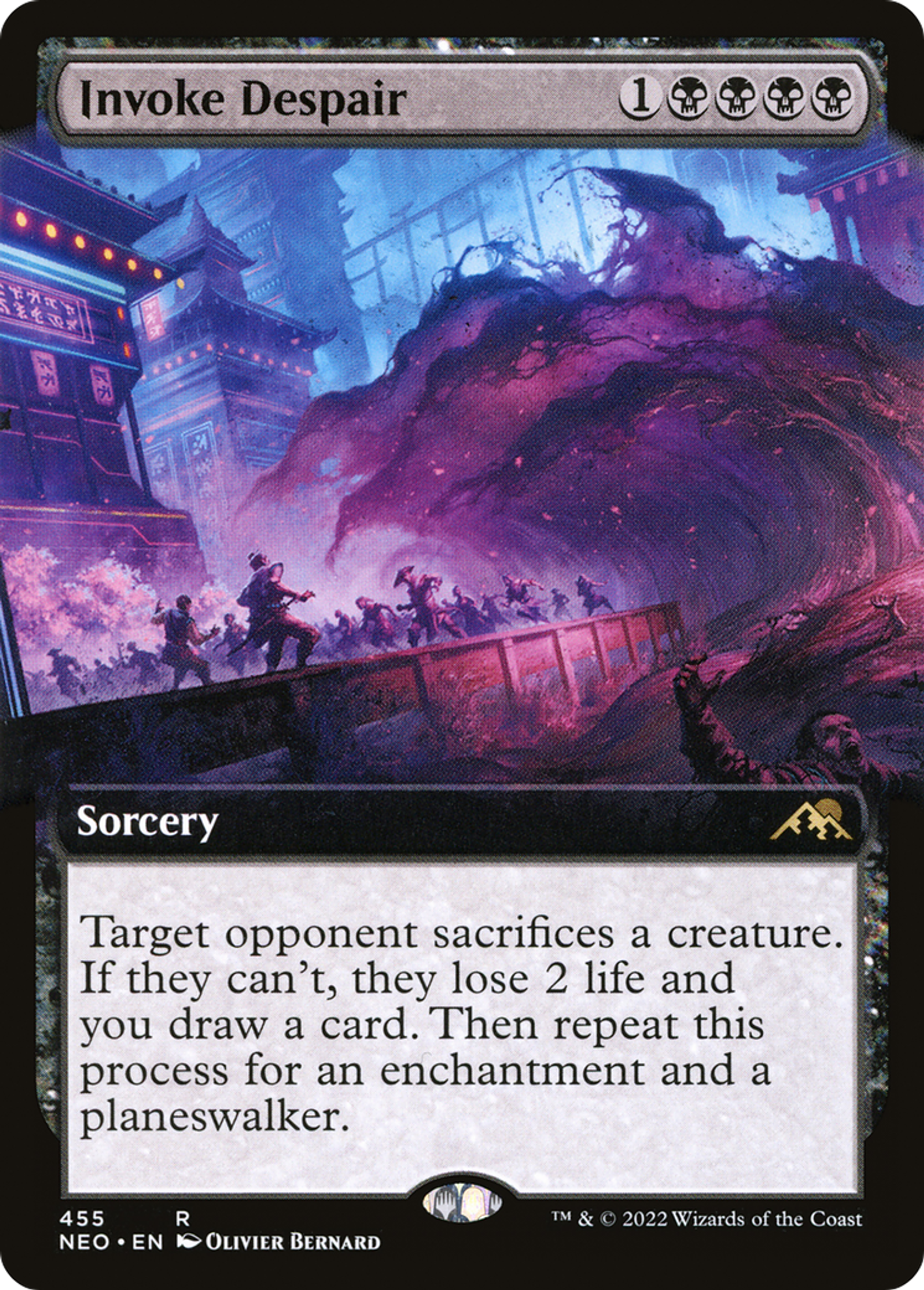 Invocation du désespoir — Kamigawa: Neon Dynasty — Magic: The Gathering