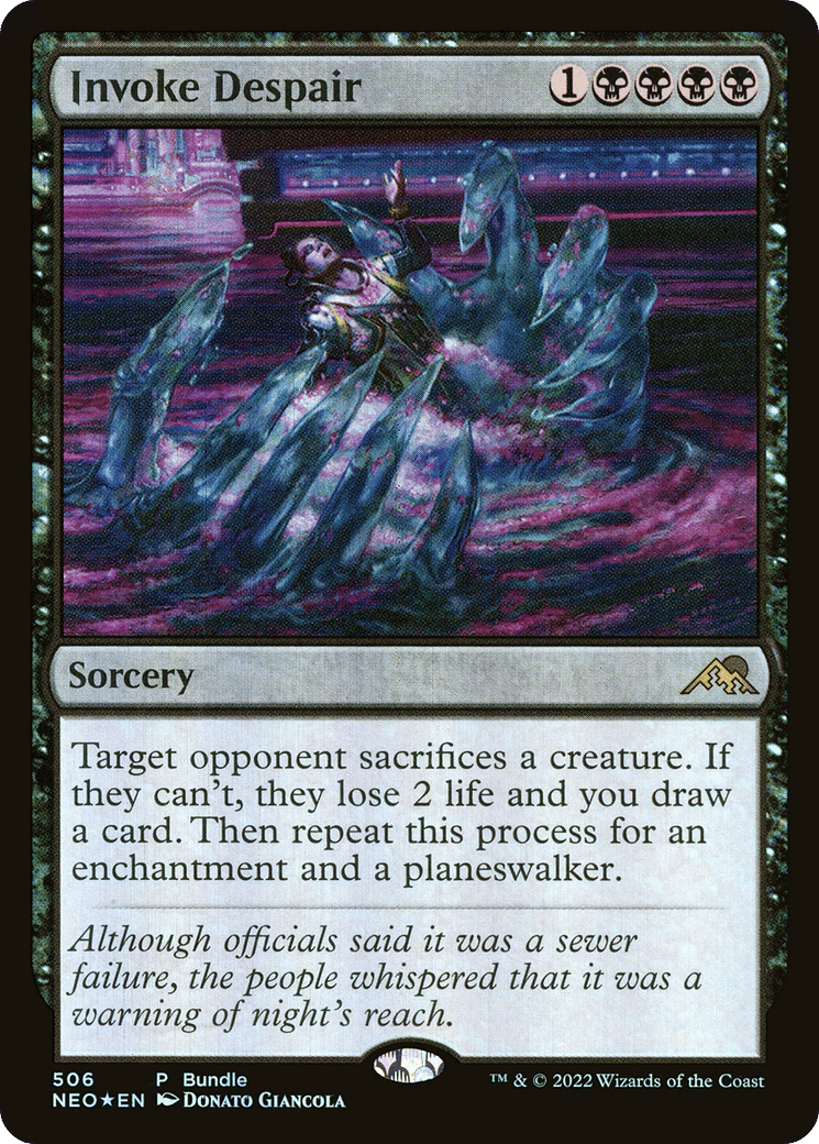 Invoke Despair — Kamigawa: Neon Dynasty — Magic: The Gathering