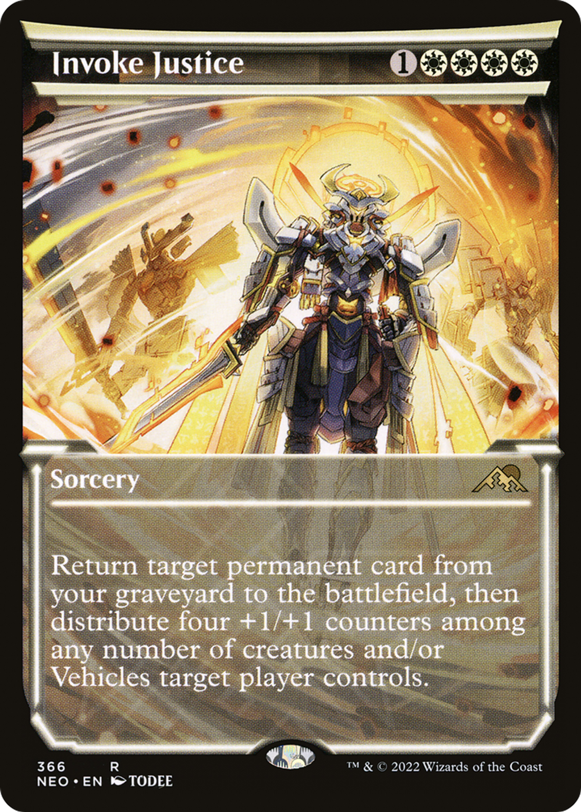 Invoke Justice — Kamigawa: Neon Dynasty — Magic: The Gathering
