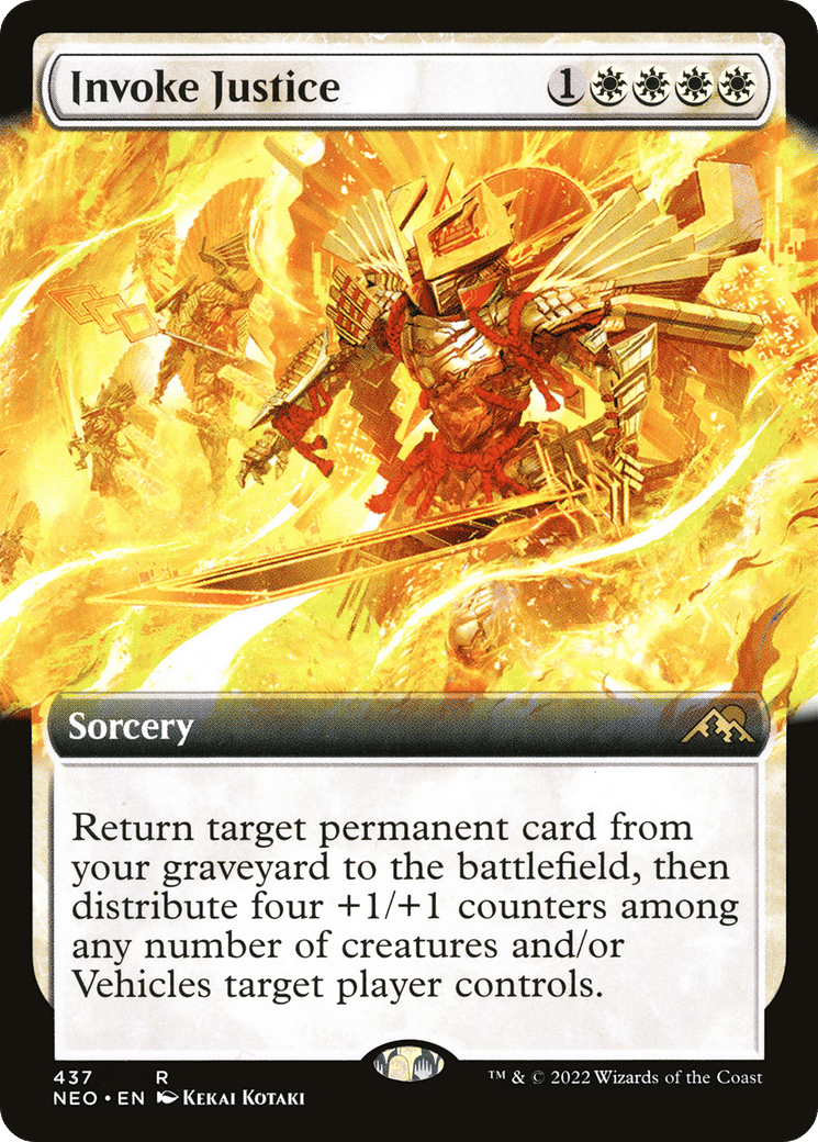 Invoke Justice — Kamigawa: Neon Dynasty — Magic: The Gathering