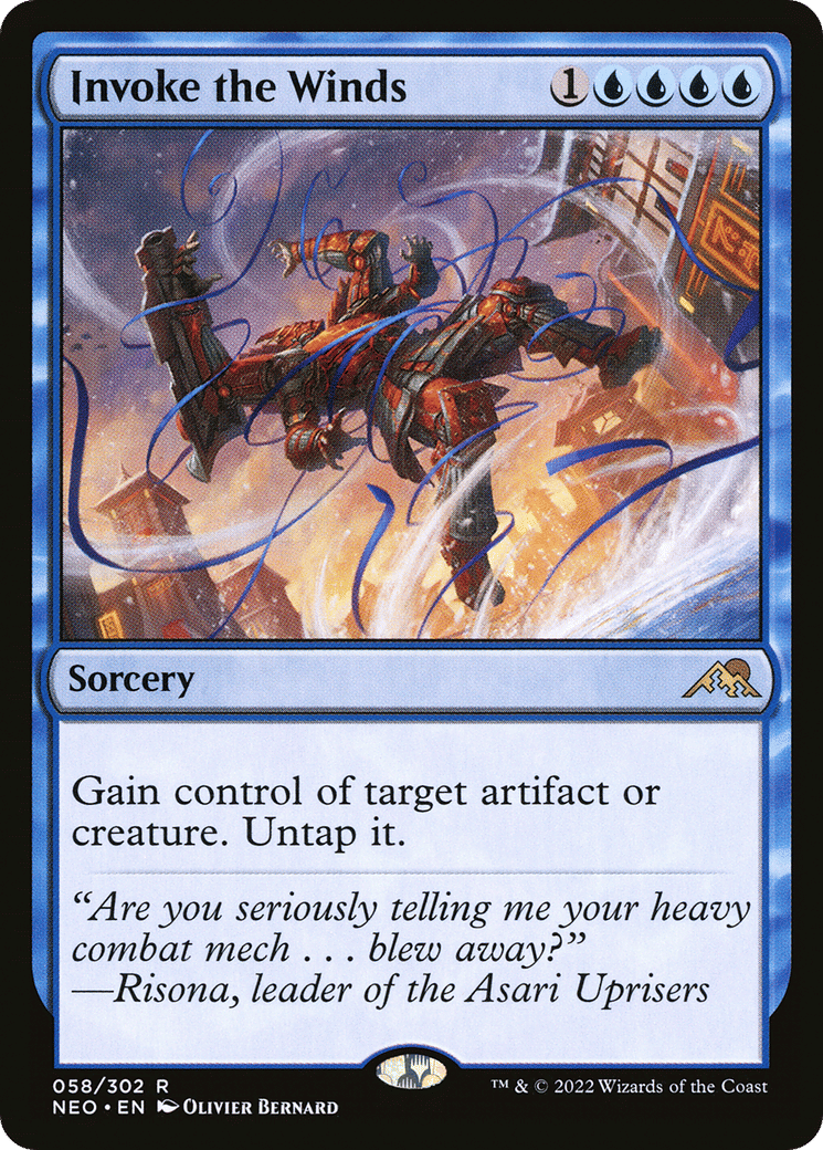 Invoke the Winds — Kamigawa: Neon Dynasty — Magic: The Gathering
