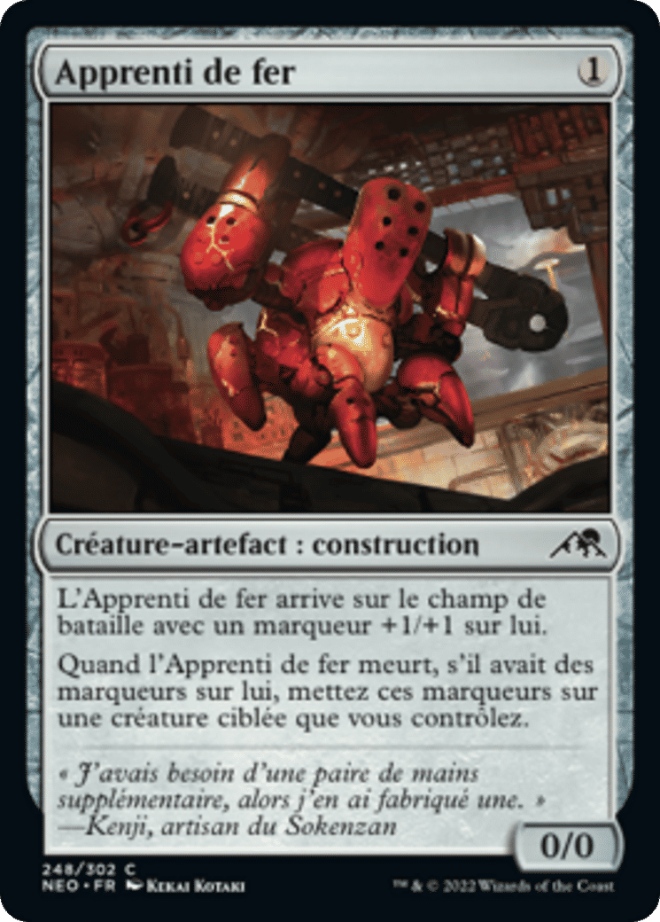Apprenti de fer — Kamigawa: Neon Dynasty — Magic: The Gathering