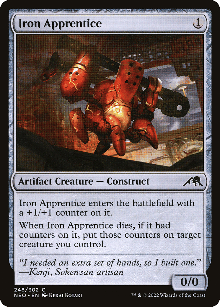 Iron Apprentice — Kamigawa: Neon Dynasty — Magic: The Gathering