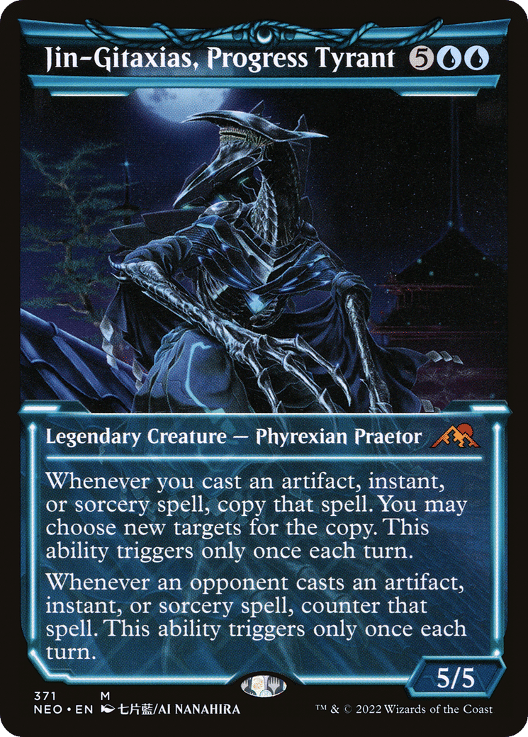 Jin-Gitaxias, Progress Tyrant from Kamigawa: Neon Dynasty - Magic: The Gathering