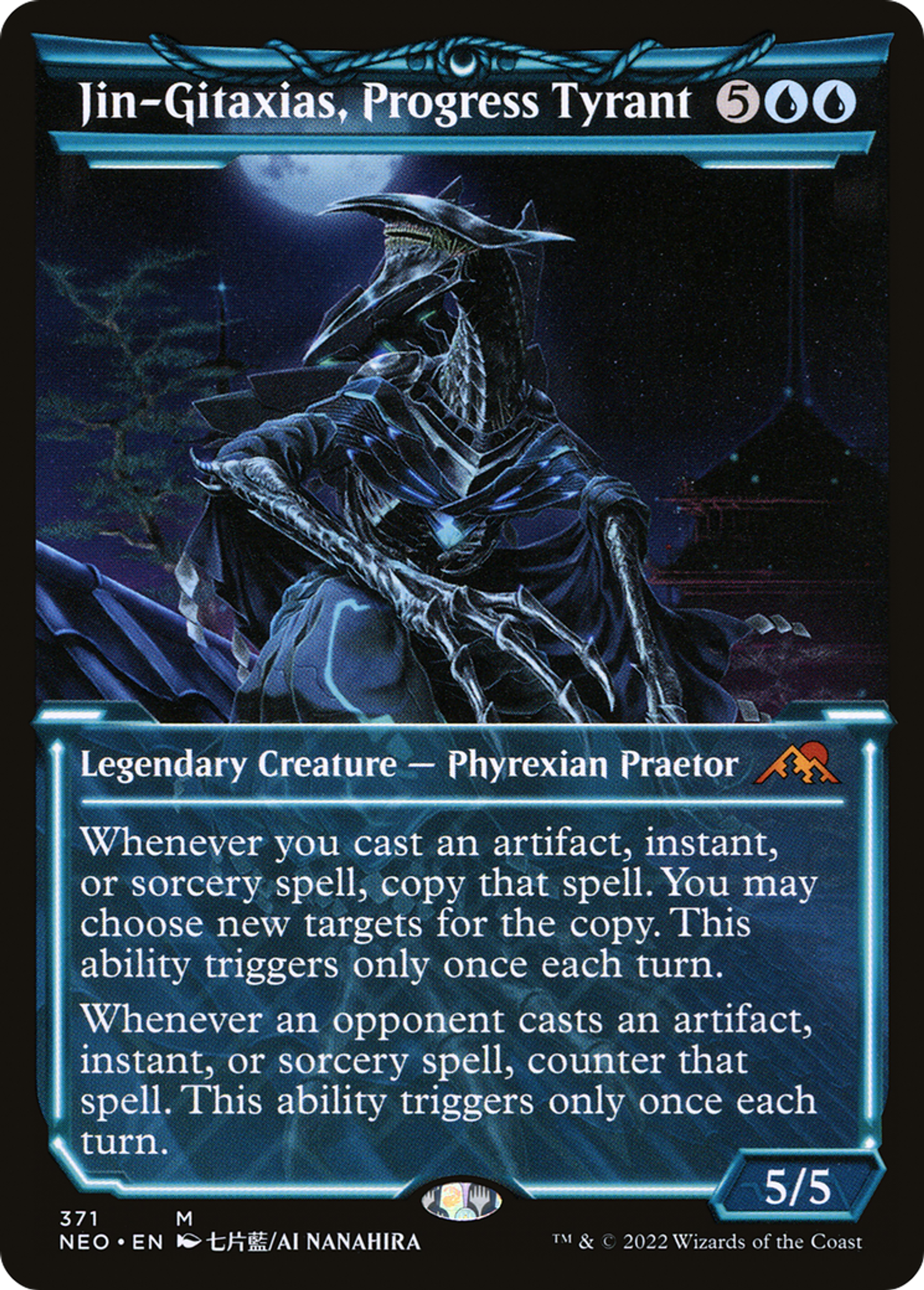 Jin-Gitaxias, Progress Tyrant — Kamigawa: Neon Dynasty — Magic: The Gathering