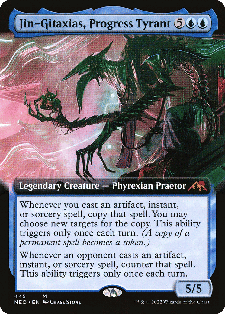 Jin-Gitaxias, Progress Tyrant — Kamigawa: Neon Dynasty — Magic: The Gathering