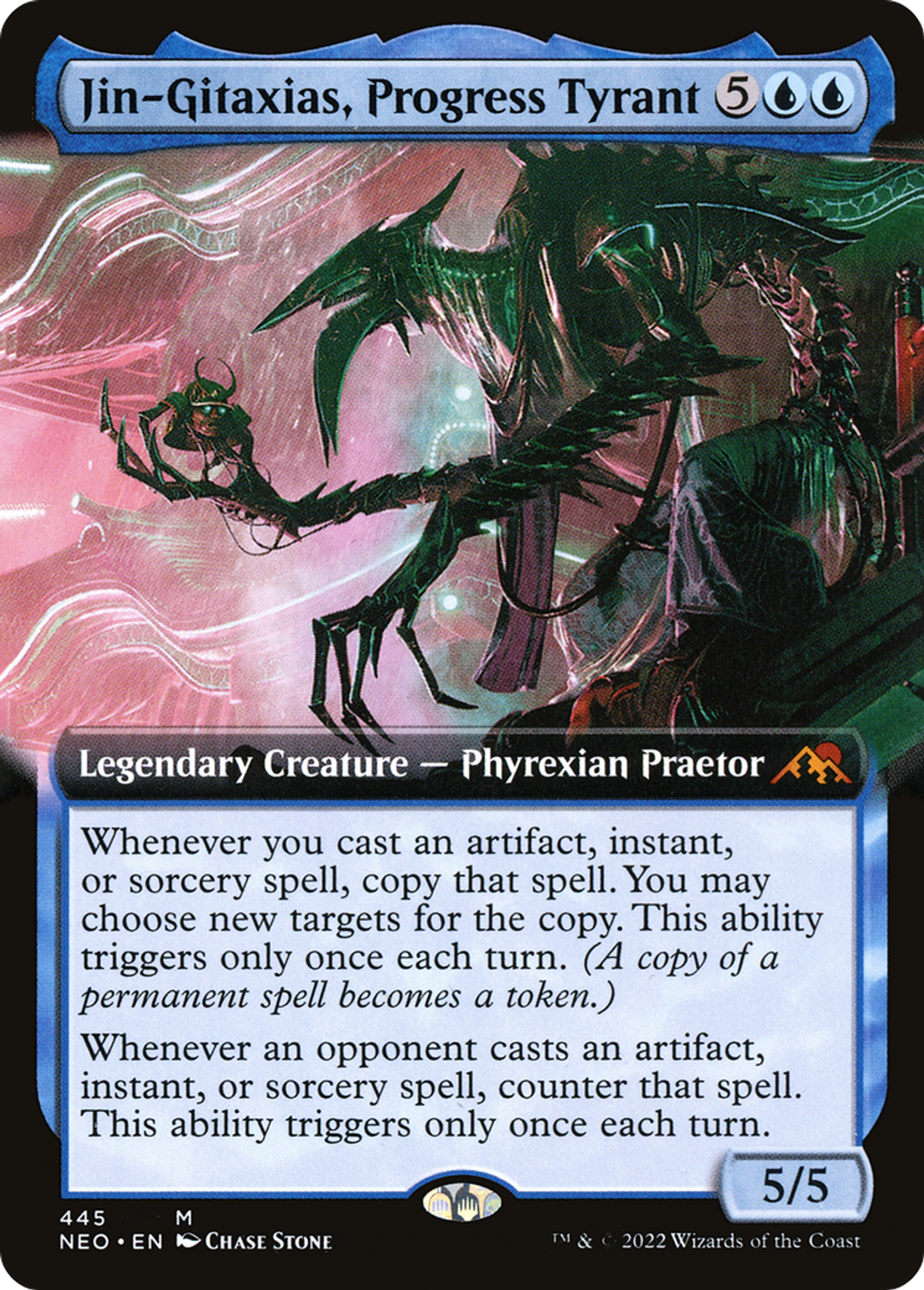 Jin-Gitaxias, tyran du progrès — Kamigawa: Neon Dynasty — Magic: The Gathering