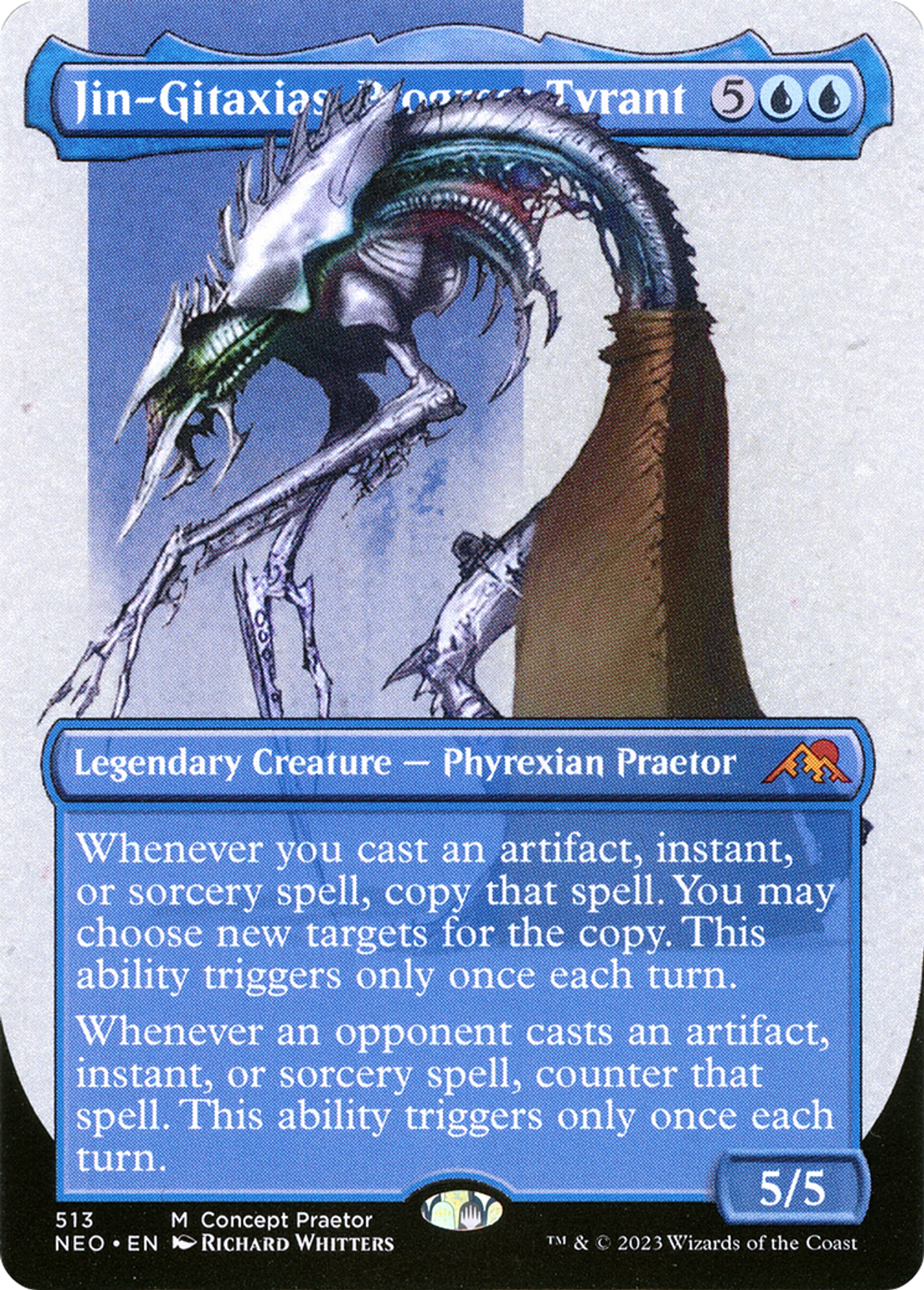 Jin-Gitaxias, tyran du progrès — Kamigawa: Neon Dynasty — Magic: The Gathering