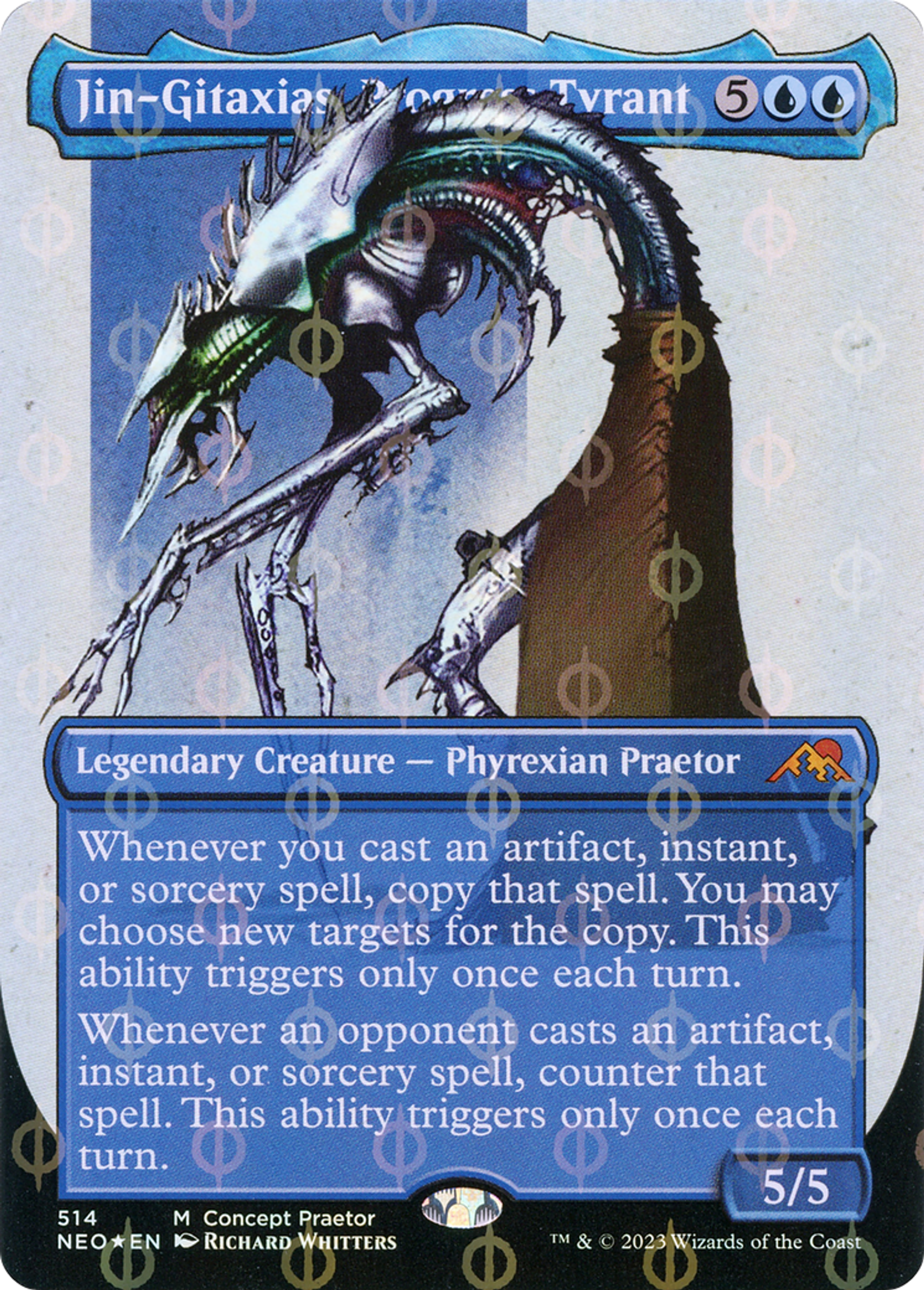 Jin-Gitaxias, tyran du progrès — Kamigawa: Neon Dynasty — Magic: The Gathering