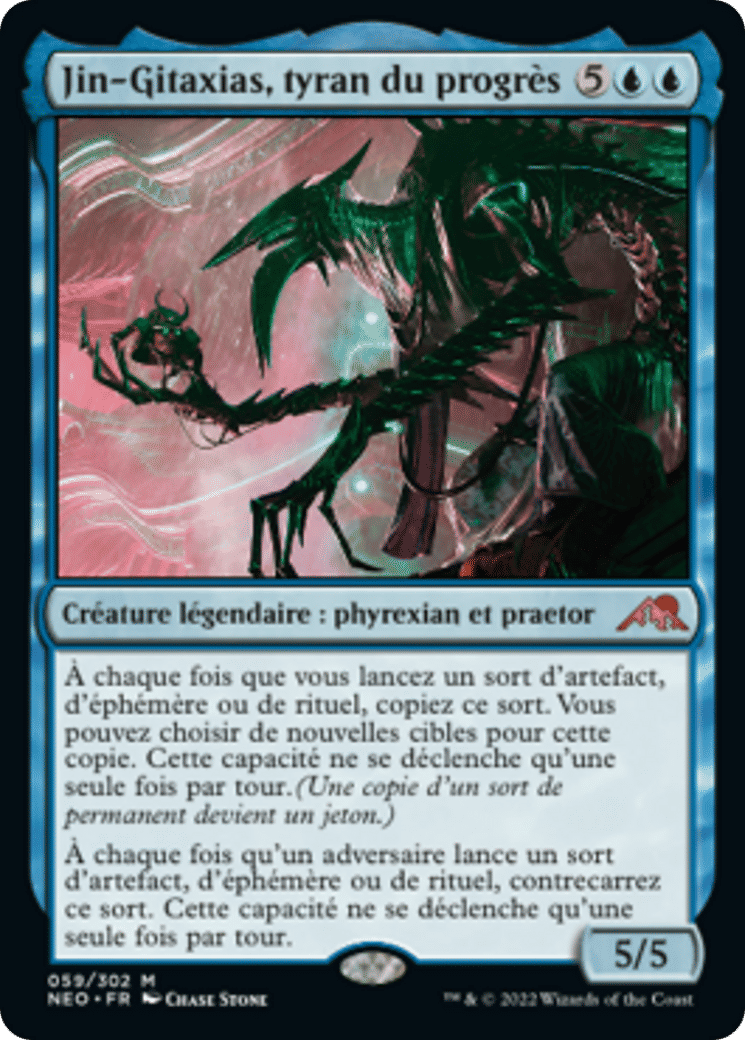 Jin-Gitaxias, tyran du progrès — Kamigawa: Neon Dynasty — Magic: The Gathering