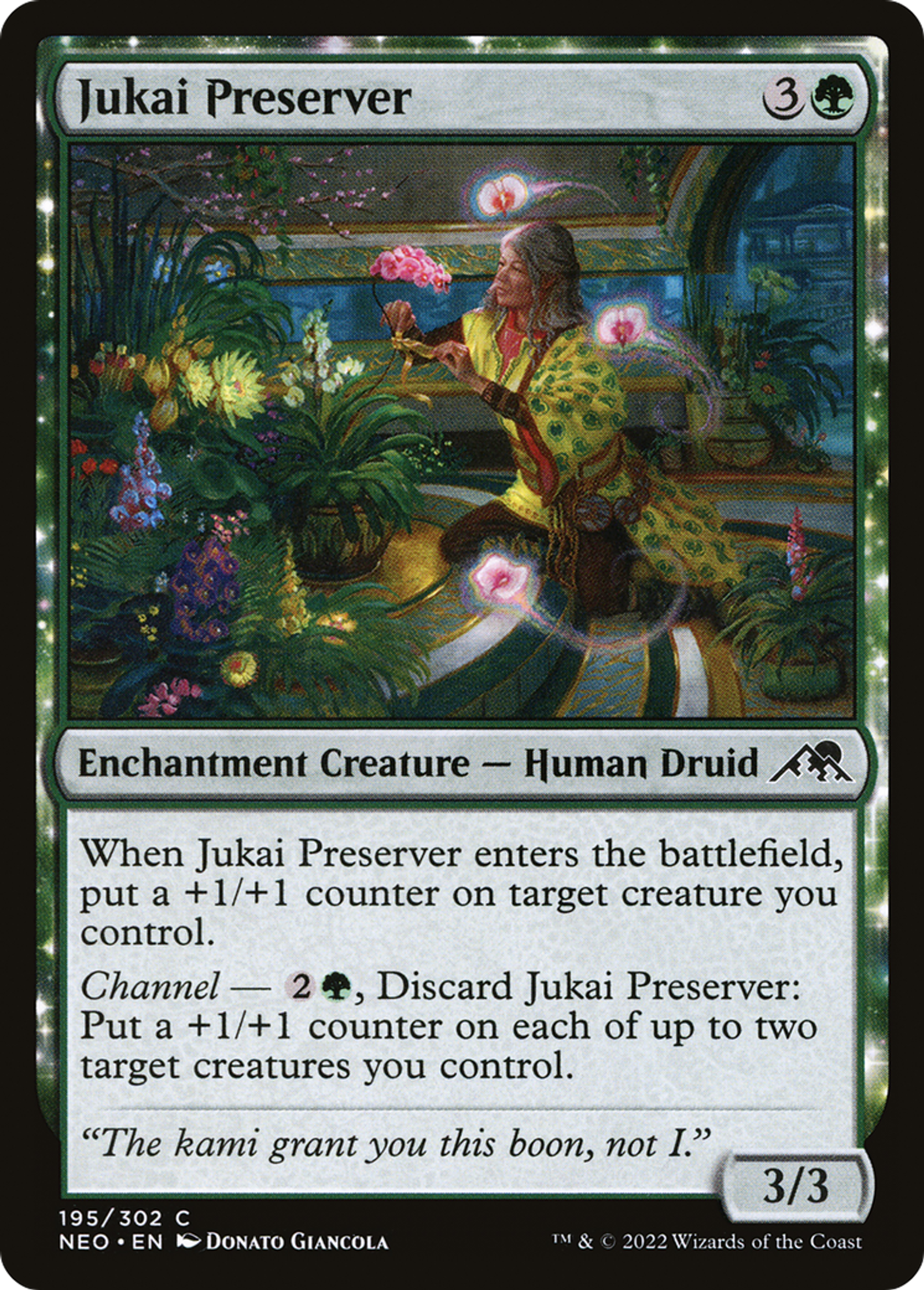 Préservatrice de Jukai — Kamigawa: Neon Dynasty — Magic: The Gathering