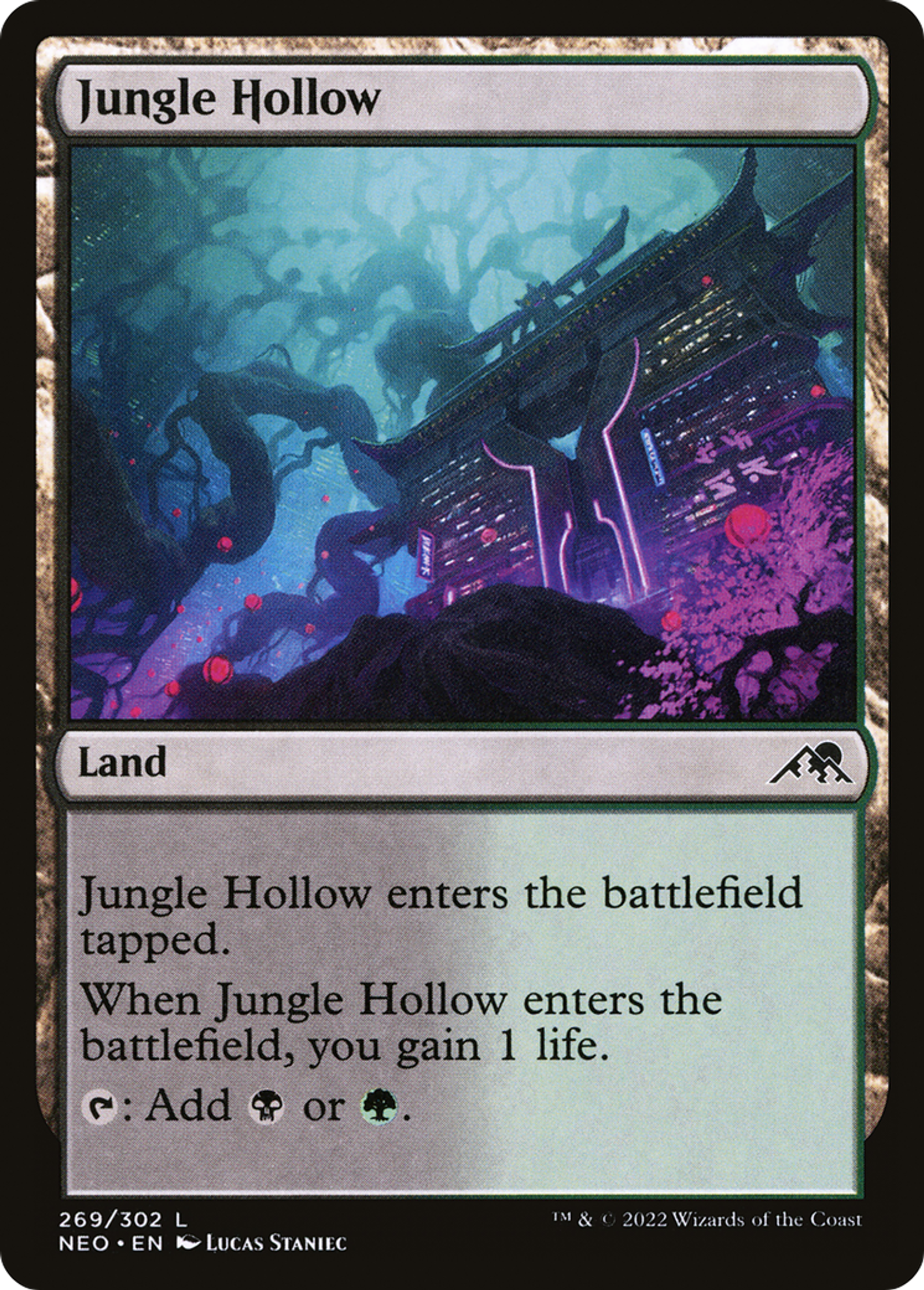 Jungle Hollow — Kamigawa: Neon Dynasty — Magic: The Gathering