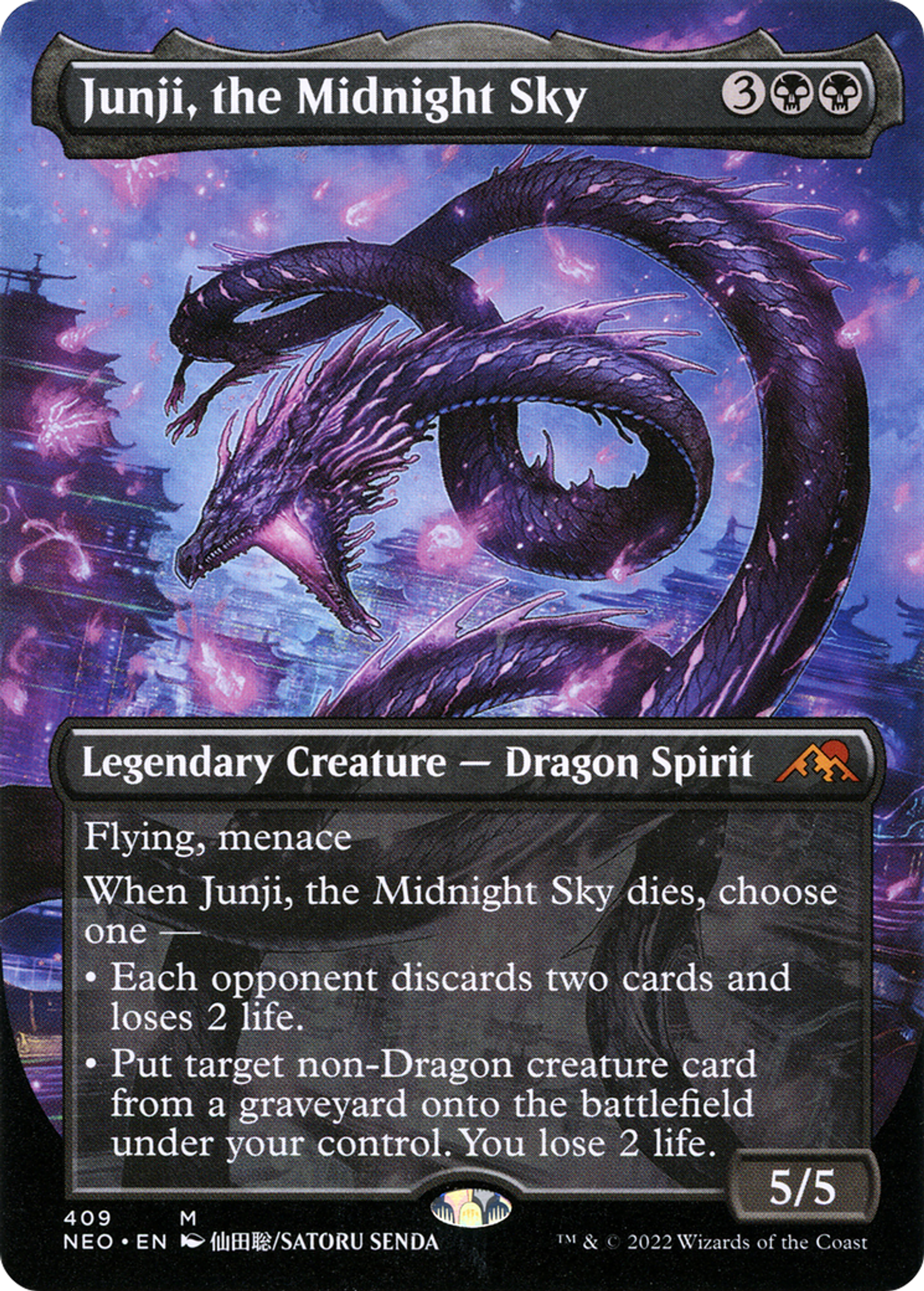 Junji, the Midnight Sky — Kamigawa: Neon Dynasty — Magic: The Gathering