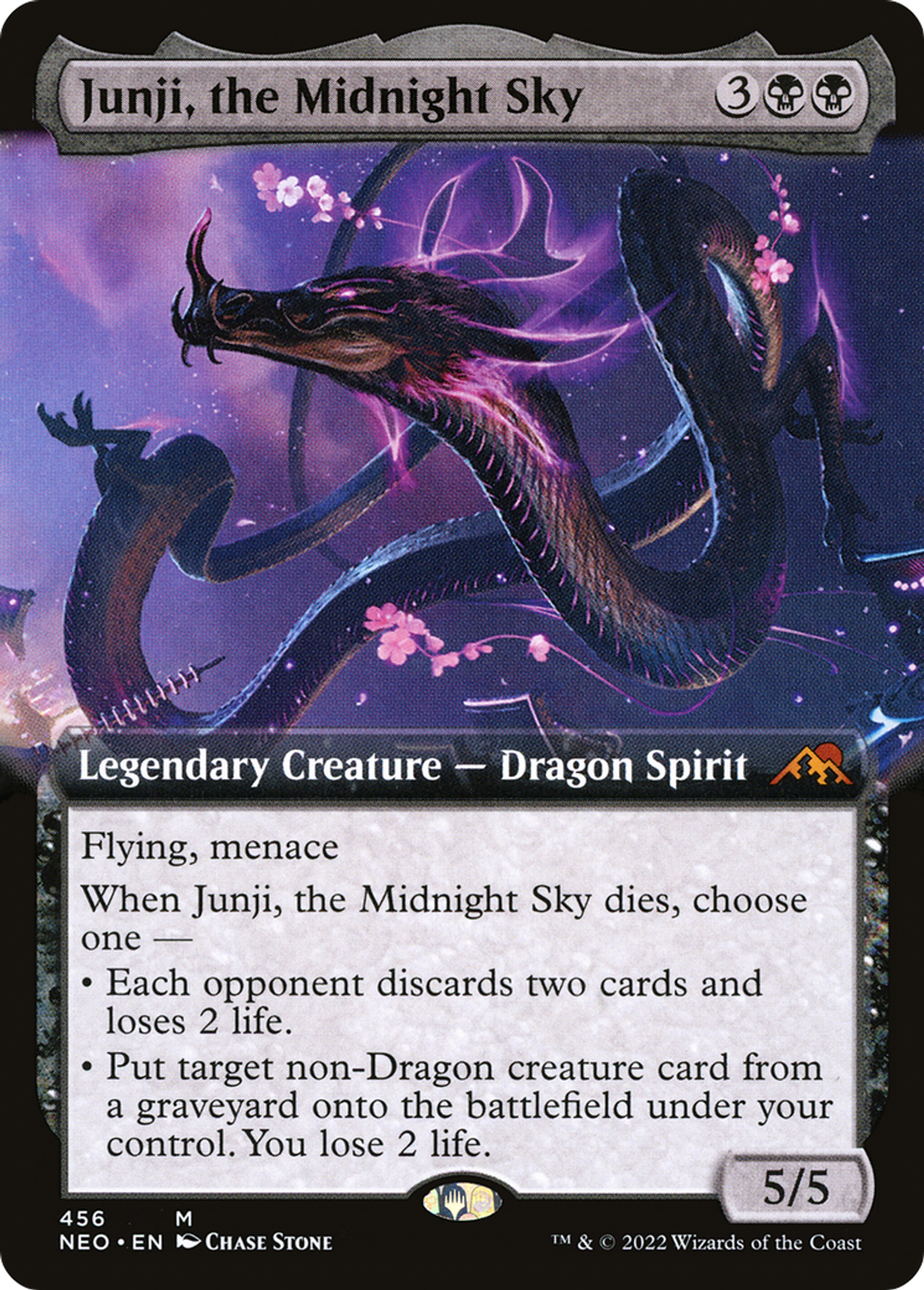 Junji, le ciel de minuit — Kamigawa: Neon Dynasty — Magic: The Gathering