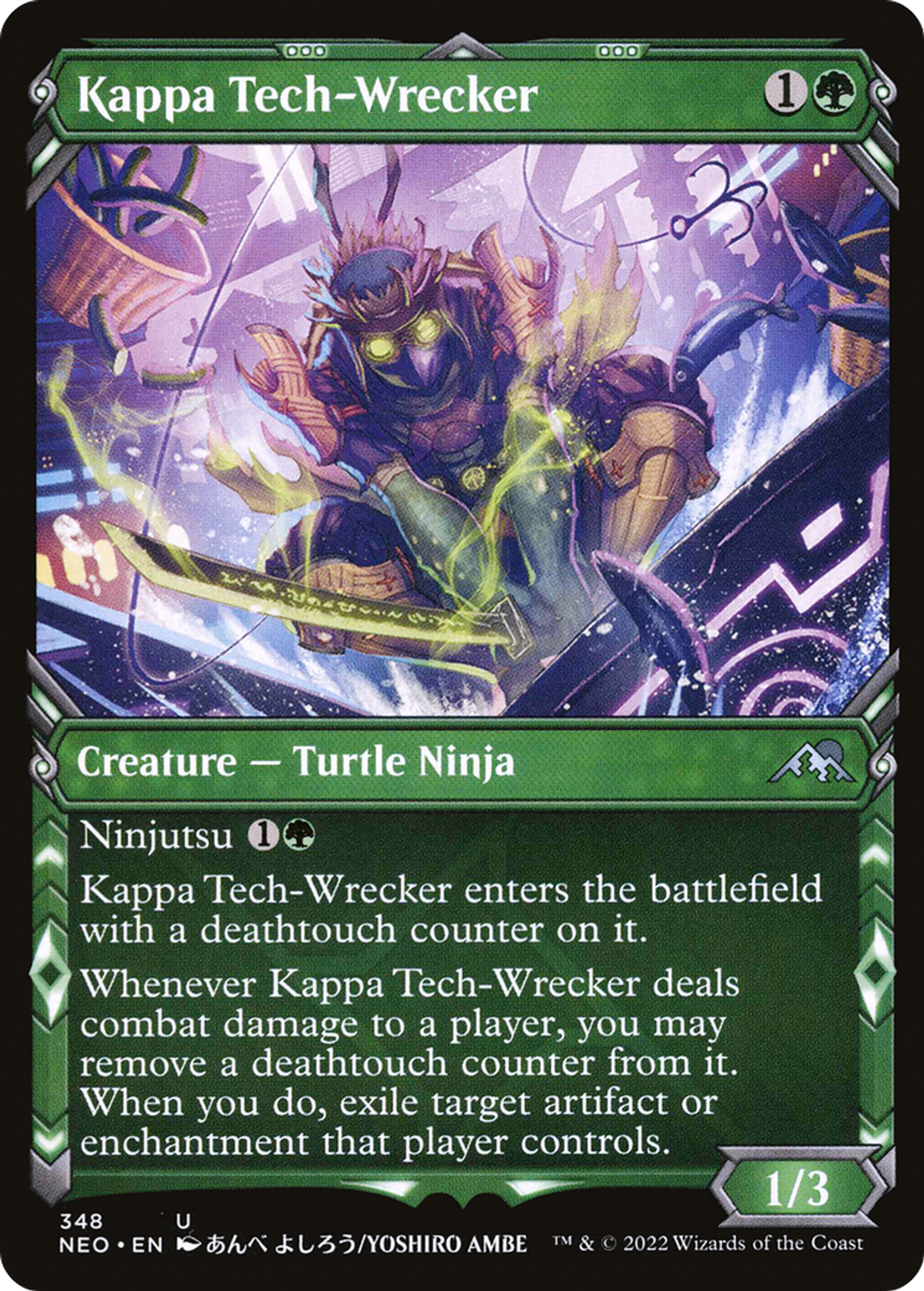 Kappa démolisseur de technologie — Kamigawa: Neon Dynasty — Magic: The Gathering