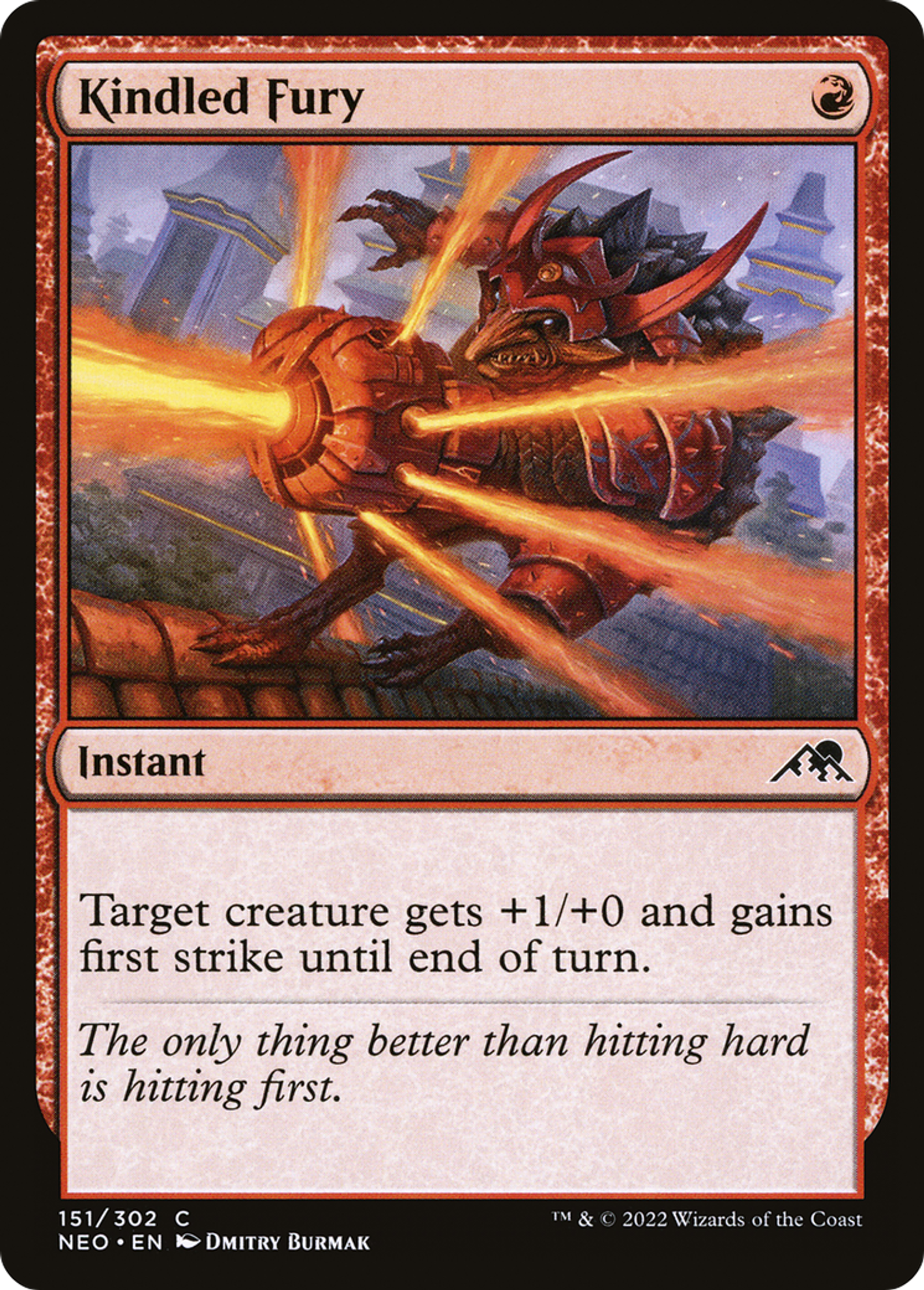 Fureur embrasée — Kamigawa: Neon Dynasty — Magic: The Gathering