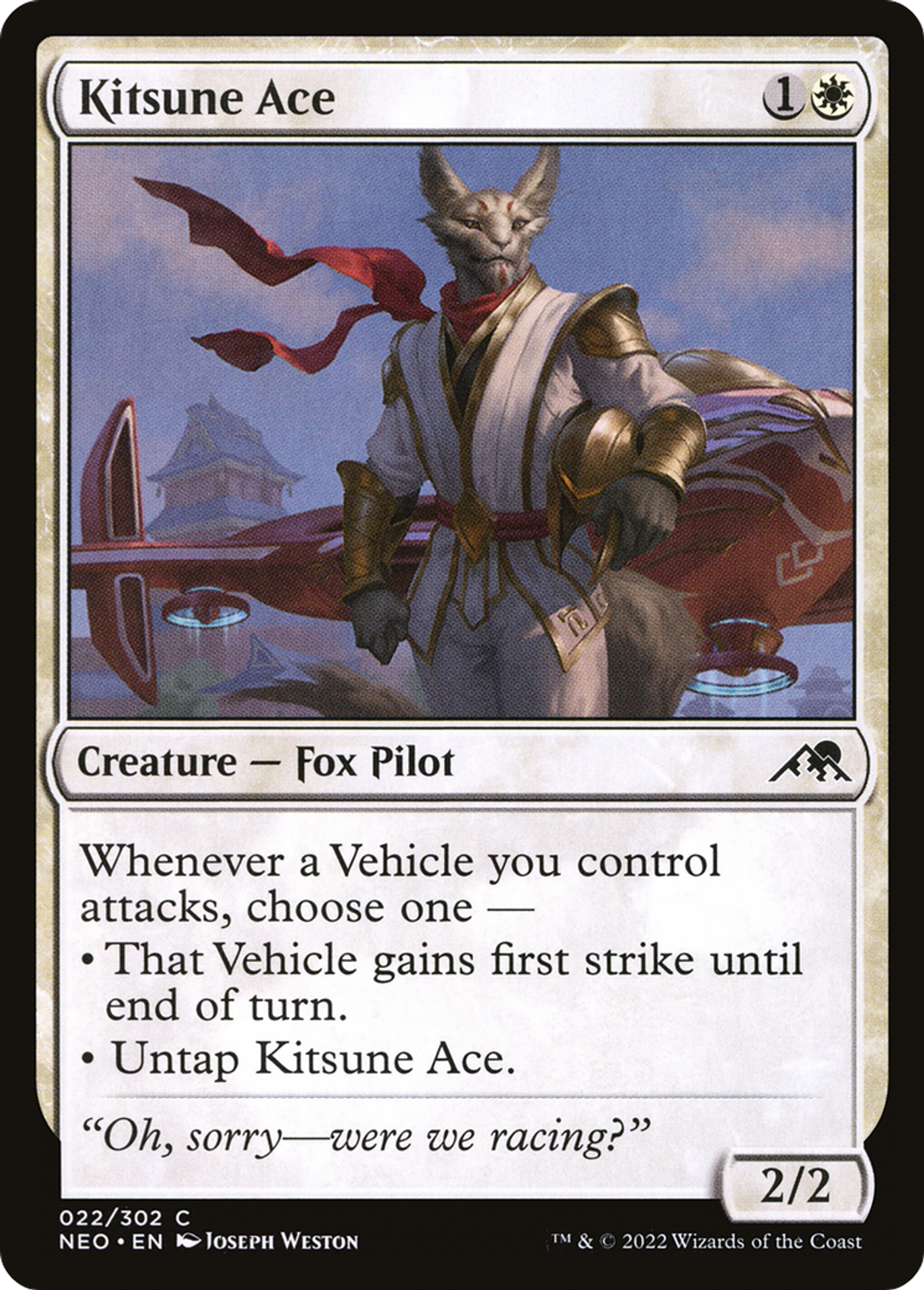 Kitsune Ace — Kamigawa: Neon Dynasty — Magic: The Gathering