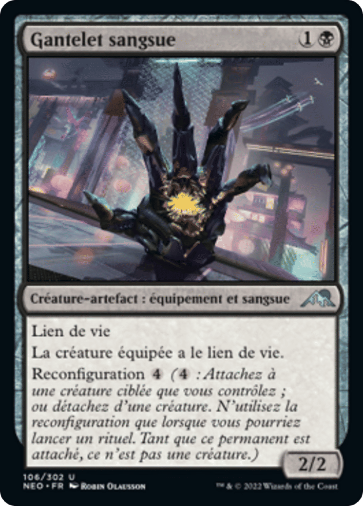 Gantelet sangsue — Kamigawa: Neon Dynasty — Magic: The Gathering