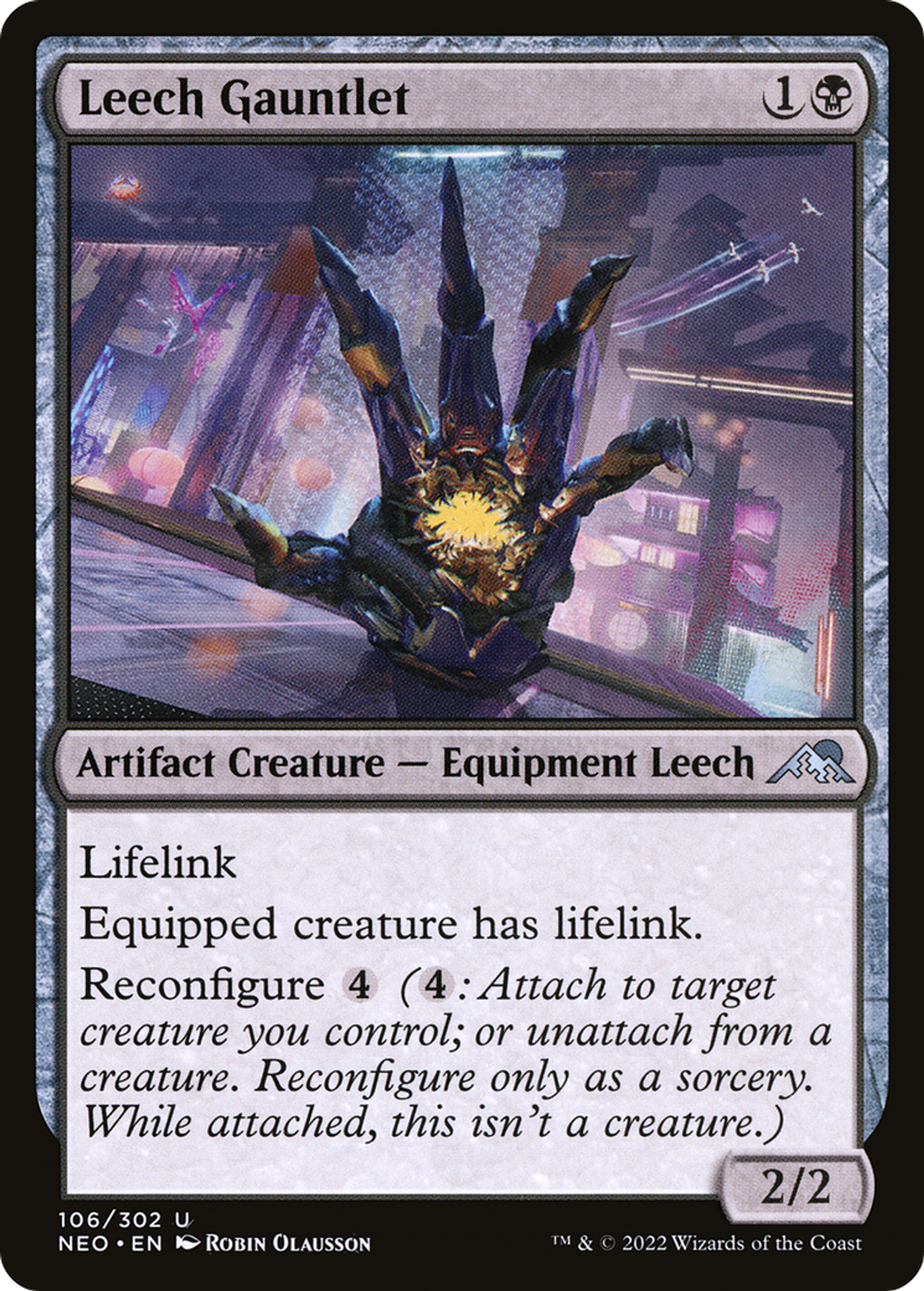 Gantelet sangsue — Kamigawa: Neon Dynasty — Magic: The Gathering