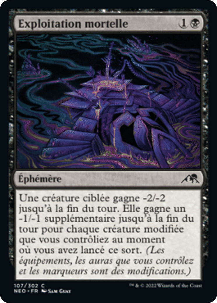 Exploitation mortelle — Kamigawa: Neon Dynasty — Magic: The Gathering