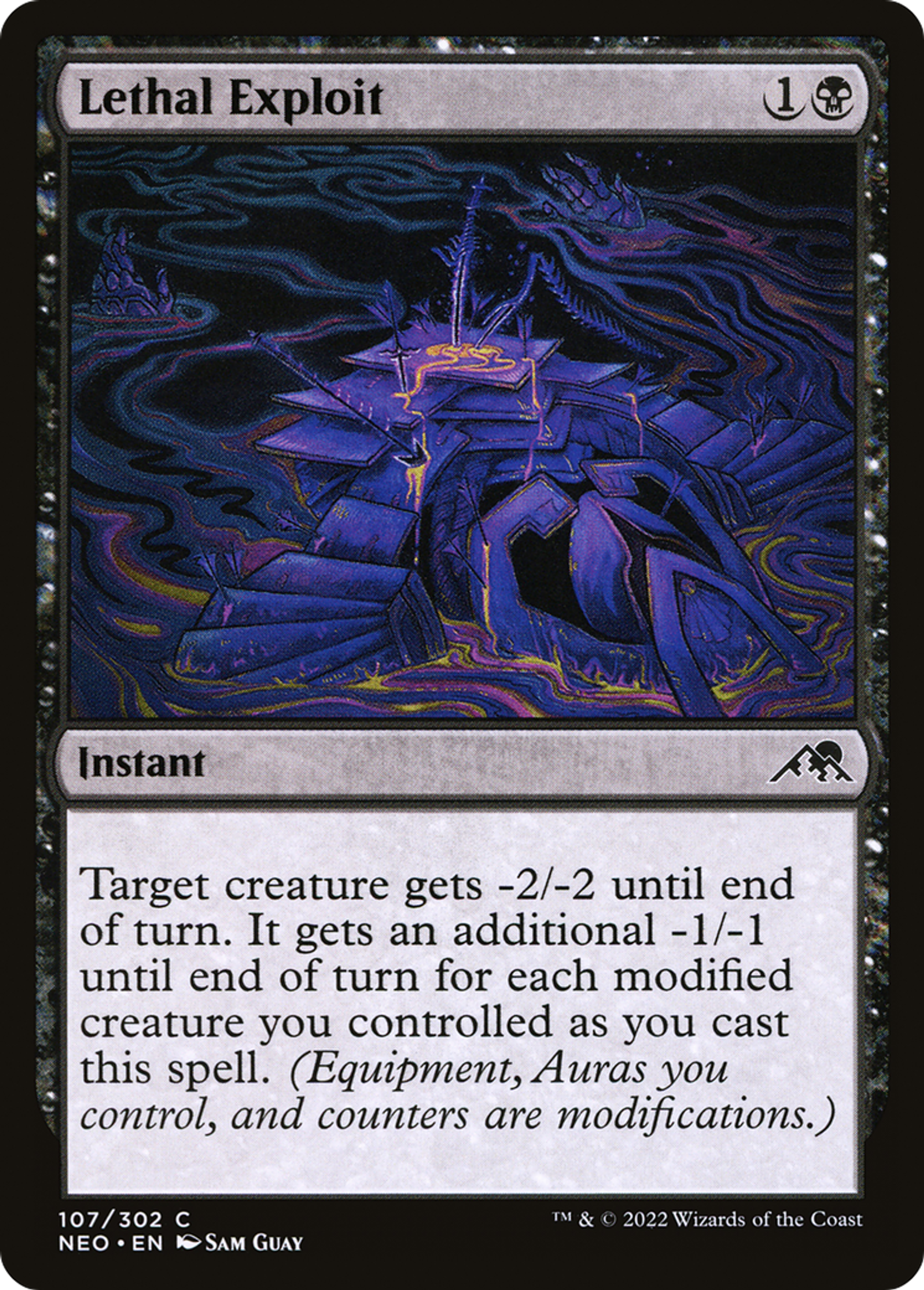 Exploitation mortelle — Kamigawa: Neon Dynasty — Magic: The Gathering