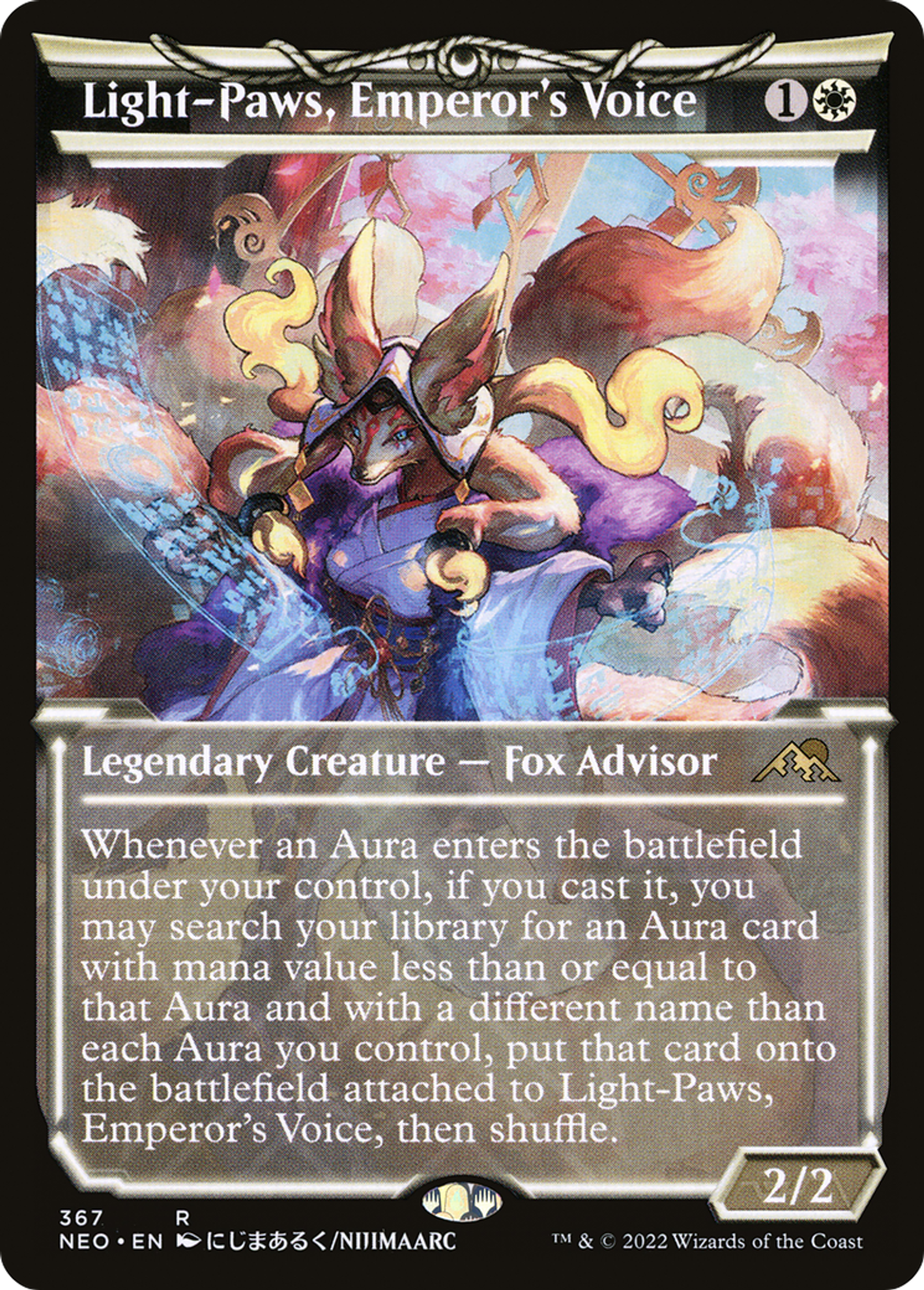 Light-Paws, Emperor's Voice — Kamigawa: Neon Dynasty — Magic: The Gathering