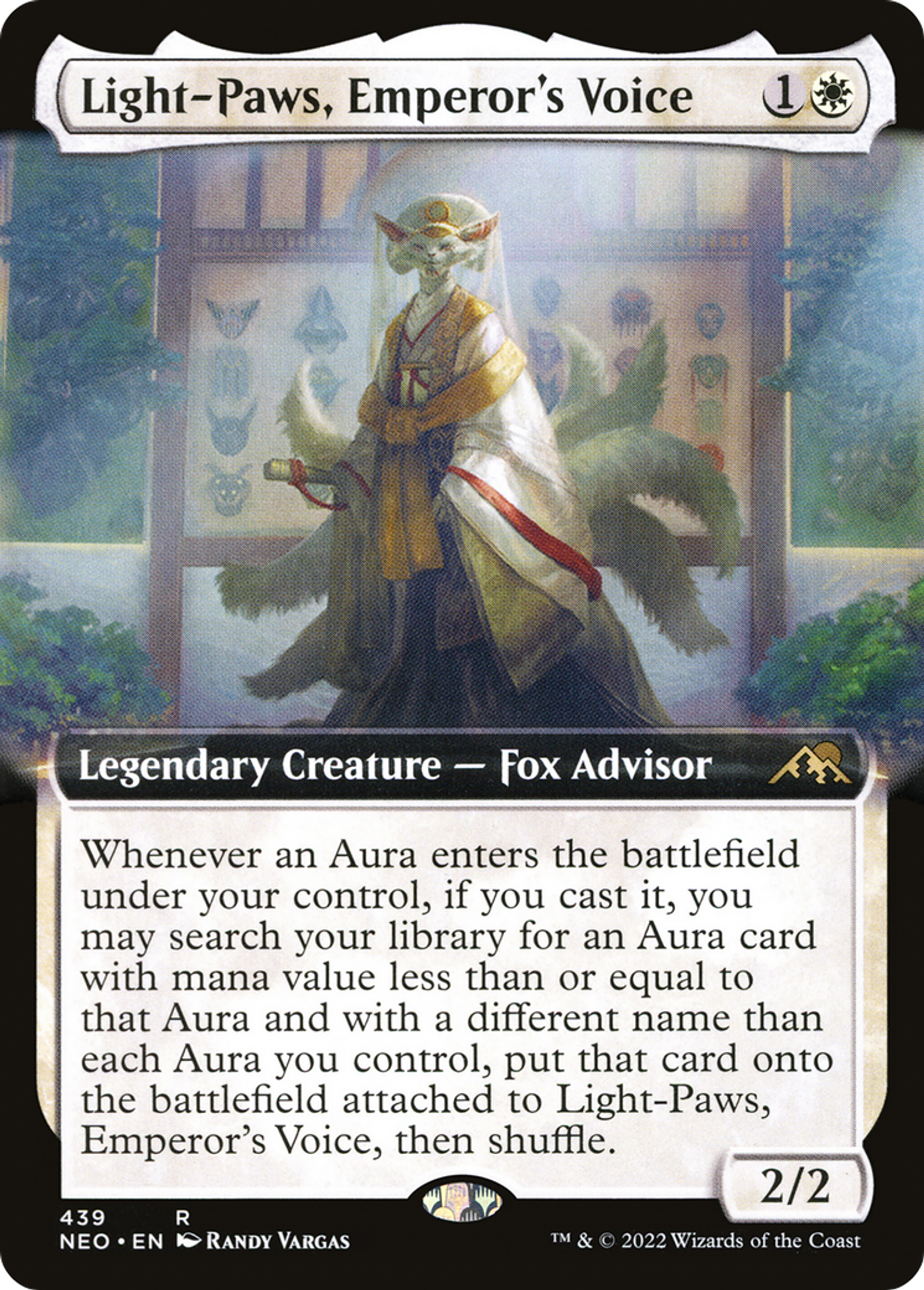 Svelte-patte, voix de l'Impératrice — Kamigawa: Neon Dynasty — Magic: The Gathering