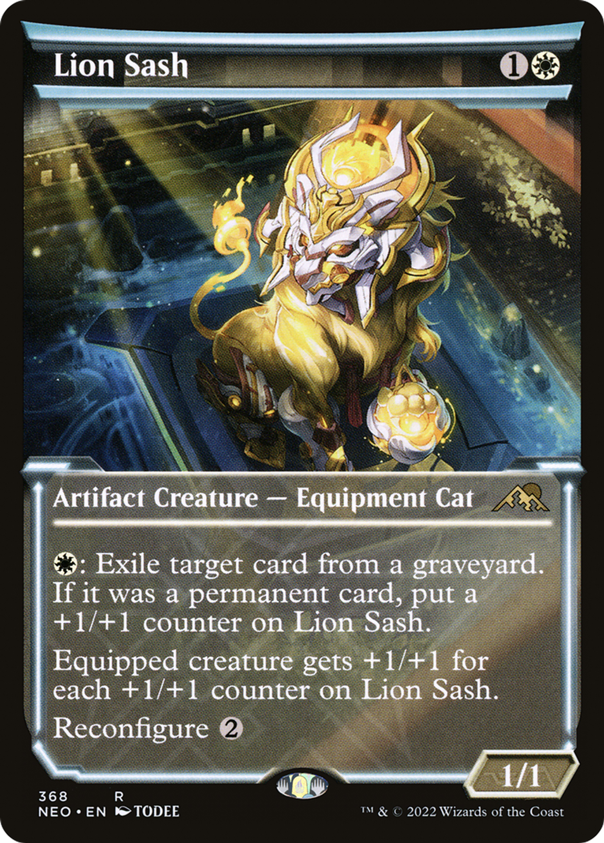 Lion Sash — Kamigawa: Neon Dynasty — Magic: The Gathering