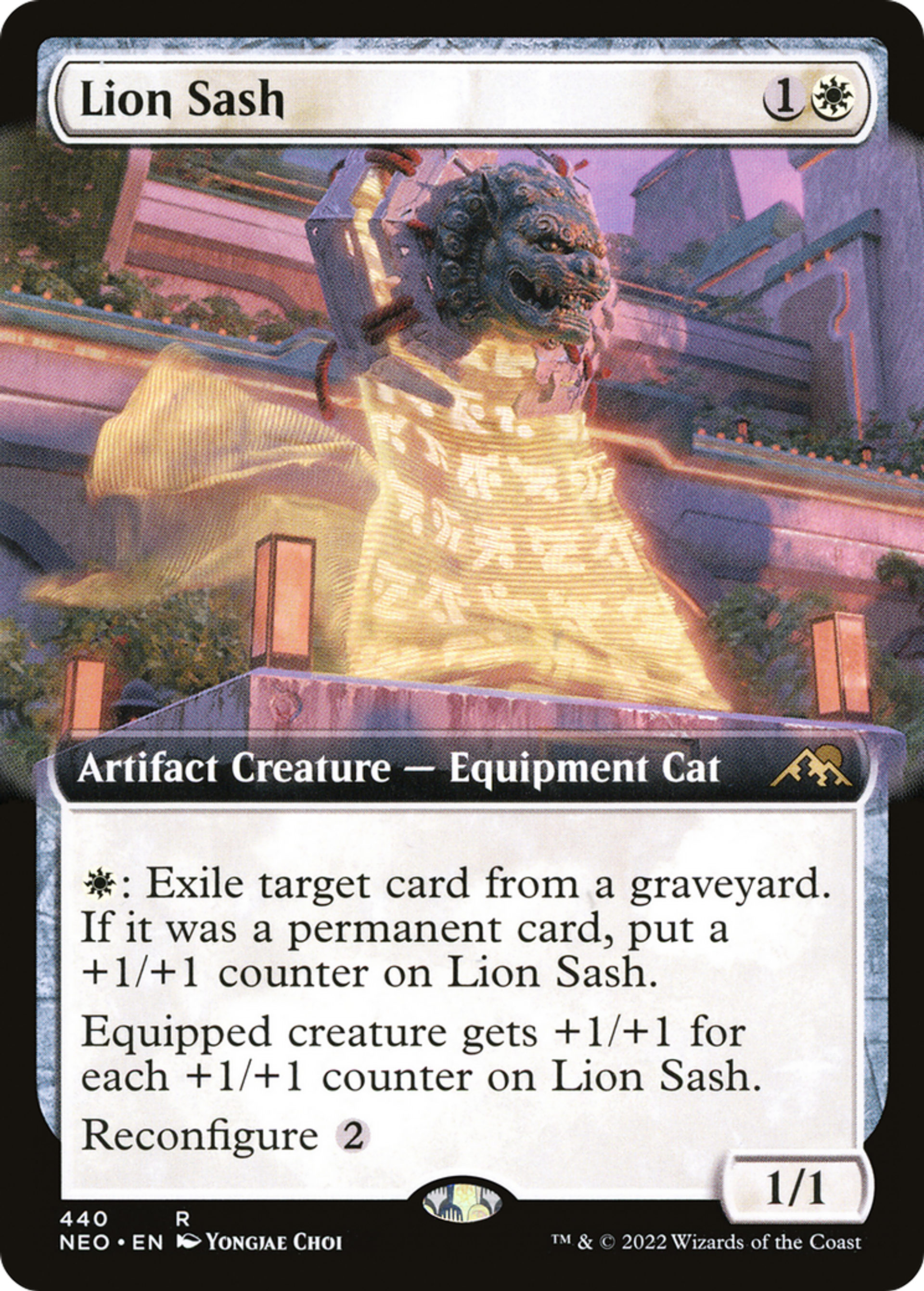 Écharpe de lion — Kamigawa: Neon Dynasty — Magic: The Gathering