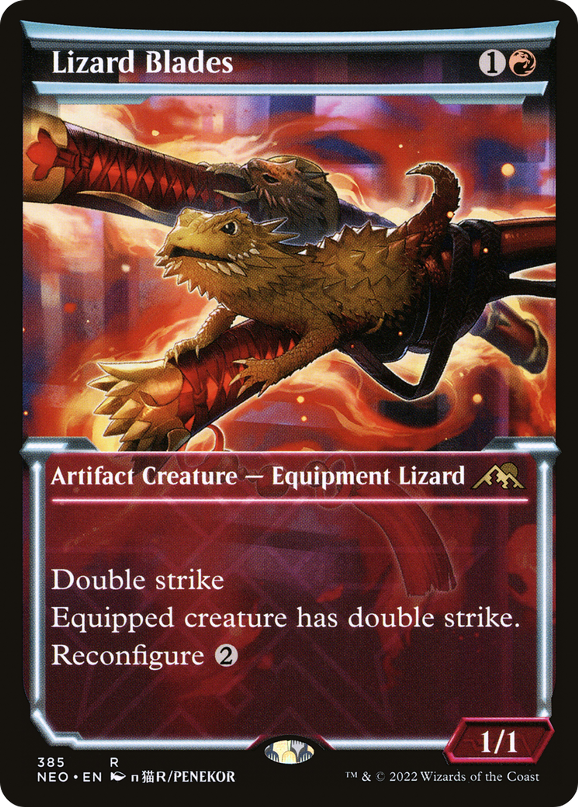 Lizard Blades — Kamigawa: Neon Dynasty — Magic: The Gathering