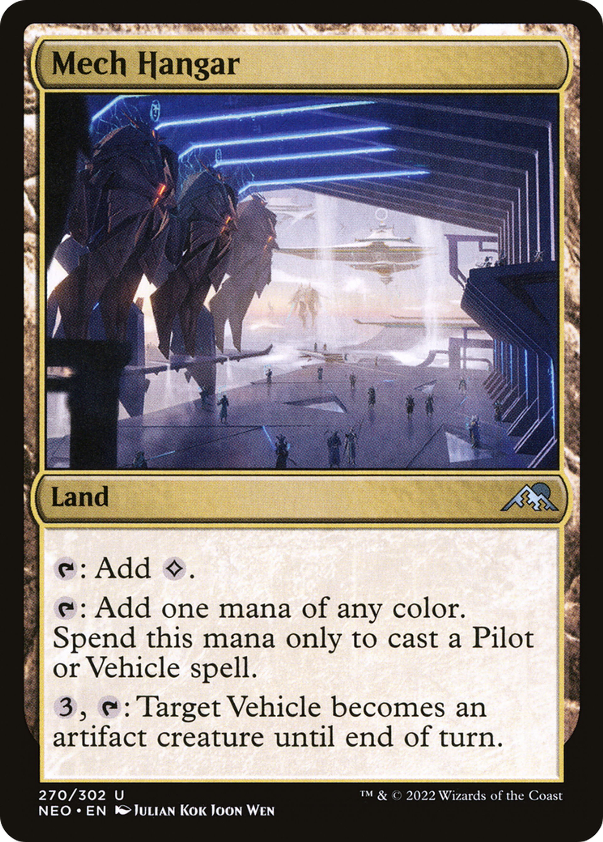 Hangar à mechas — Kamigawa: Neon Dynasty — Magic: The Gathering