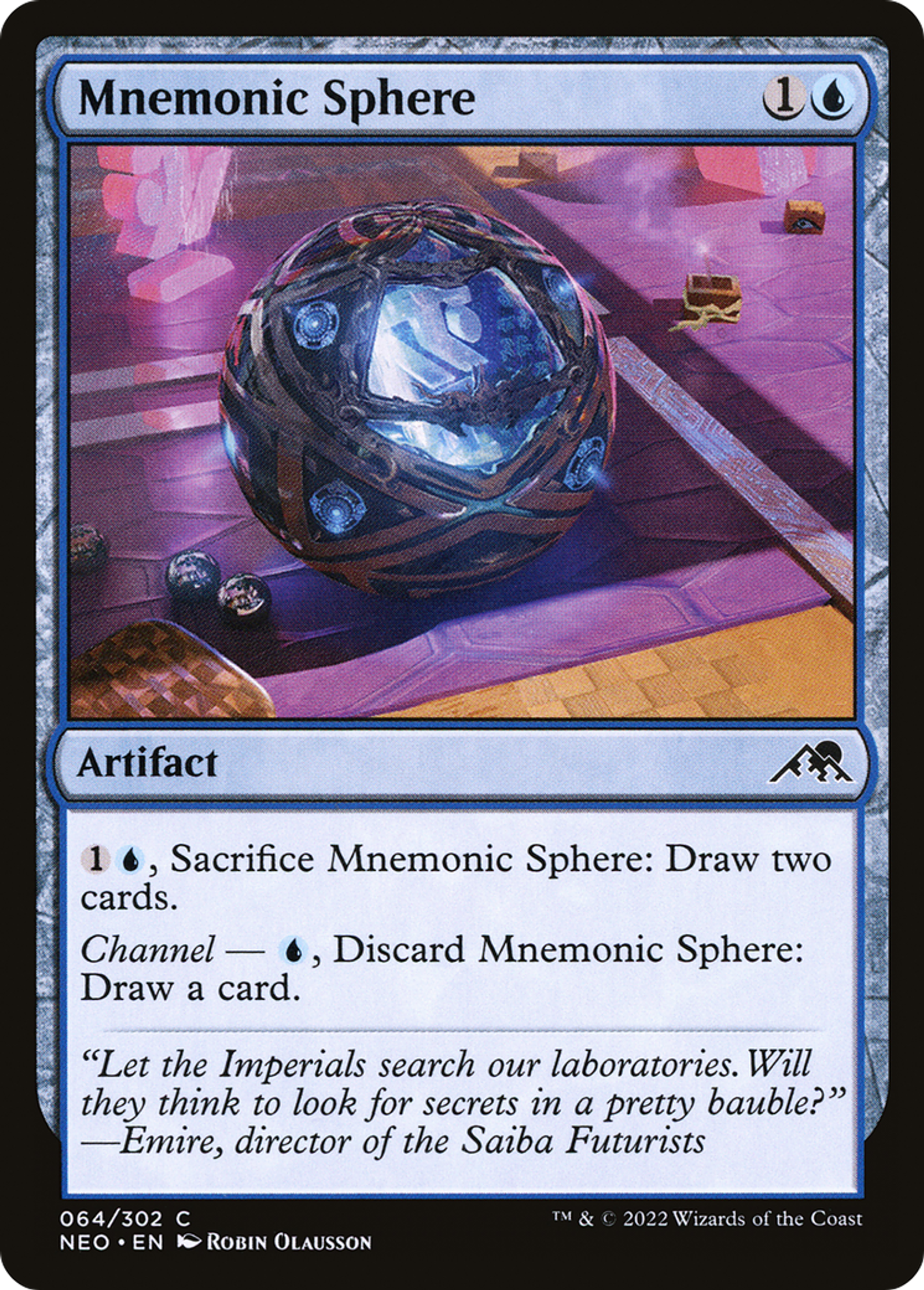 Sphère mnémonique — Kamigawa: Neon Dynasty — Magic: The Gathering