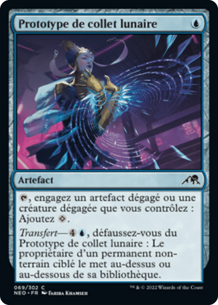 Prototype de collet lunaire — Kamigawa: Neon Dynasty — Magic: The Gathering