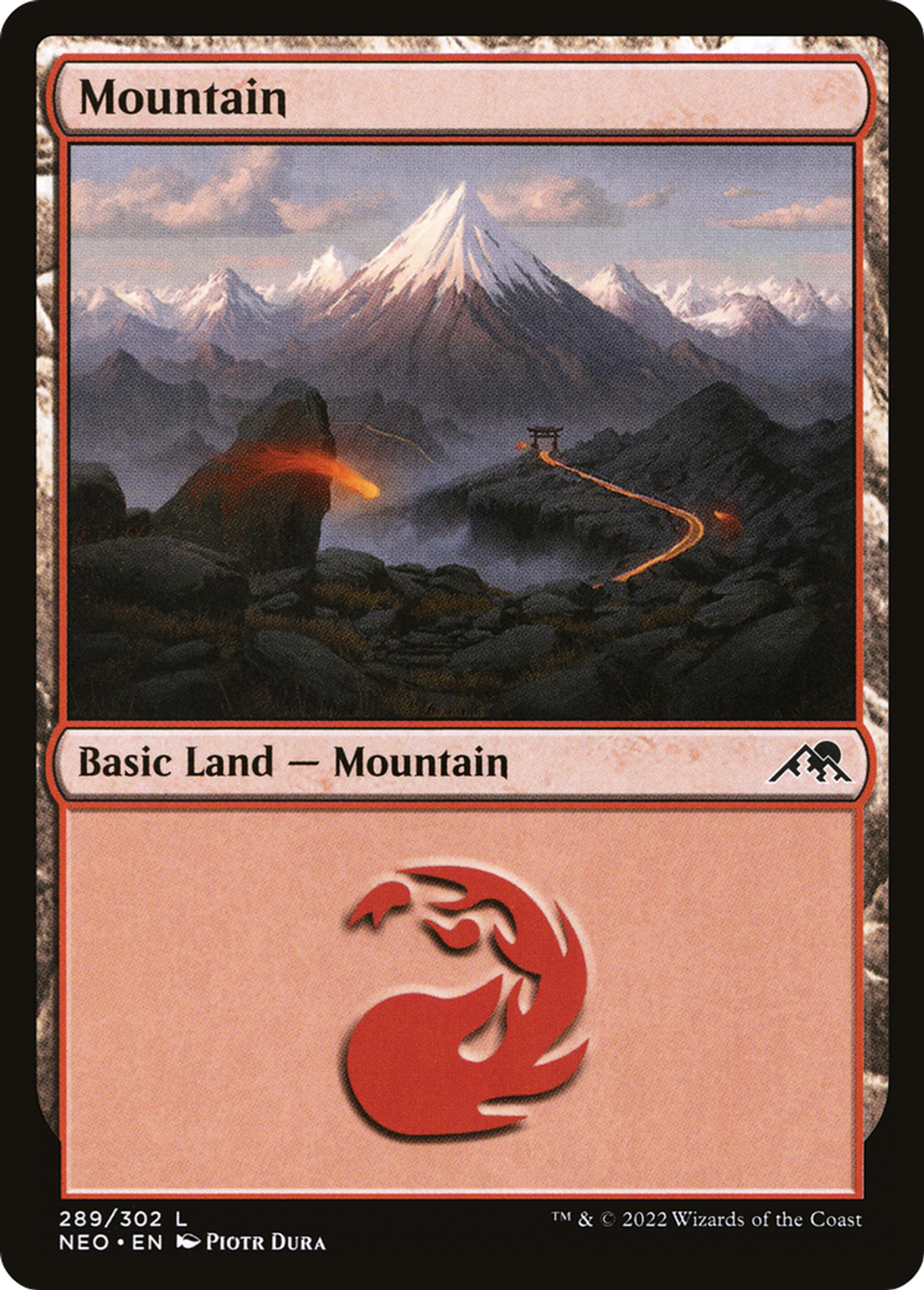 Montagne — Kamigawa: Neon Dynasty — Magic: The Gathering