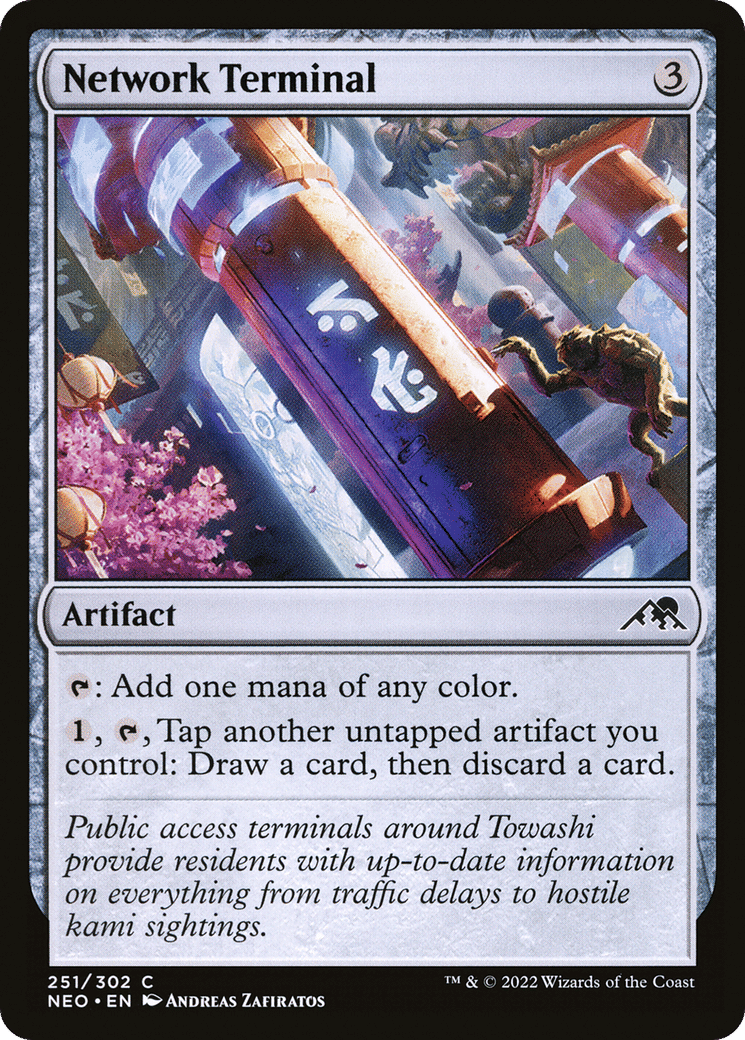 Network Terminal — Kamigawa: Neon Dynasty — Magic: The Gathering