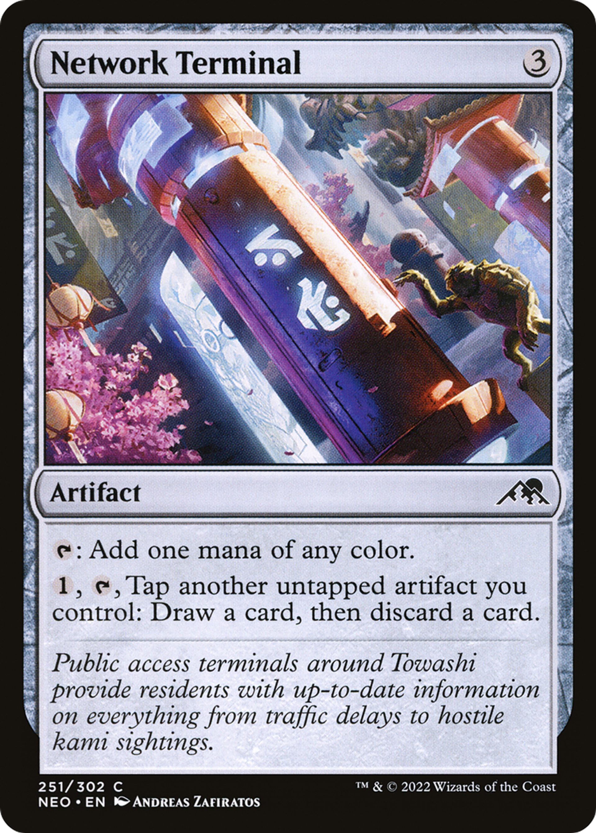 Terminal du réseau — Kamigawa: Neon Dynasty — Magic: The Gathering