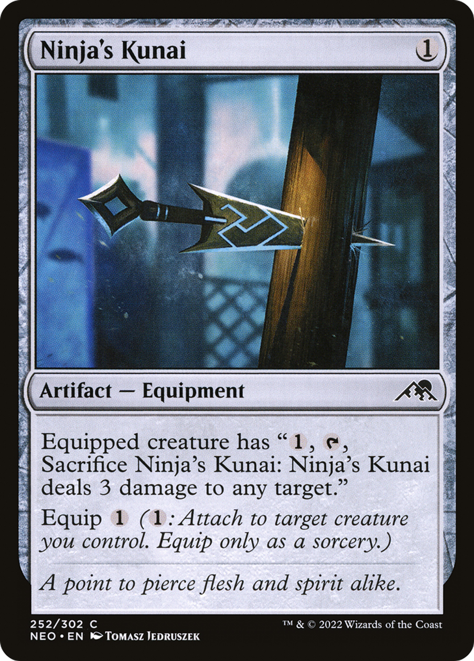 Ninja's Kunai — Kamigawa: Neon Dynasty — Magic: The Gathering