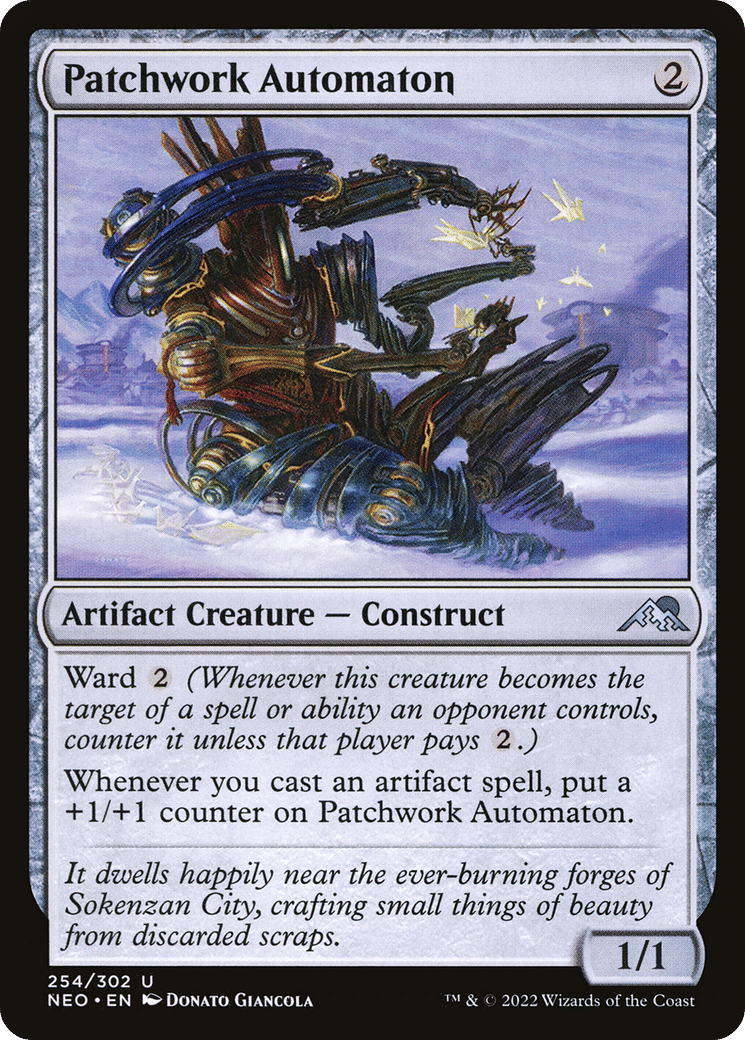 Patchwork Automaton — Kamigawa: Neon Dynasty — Magic: The Gathering