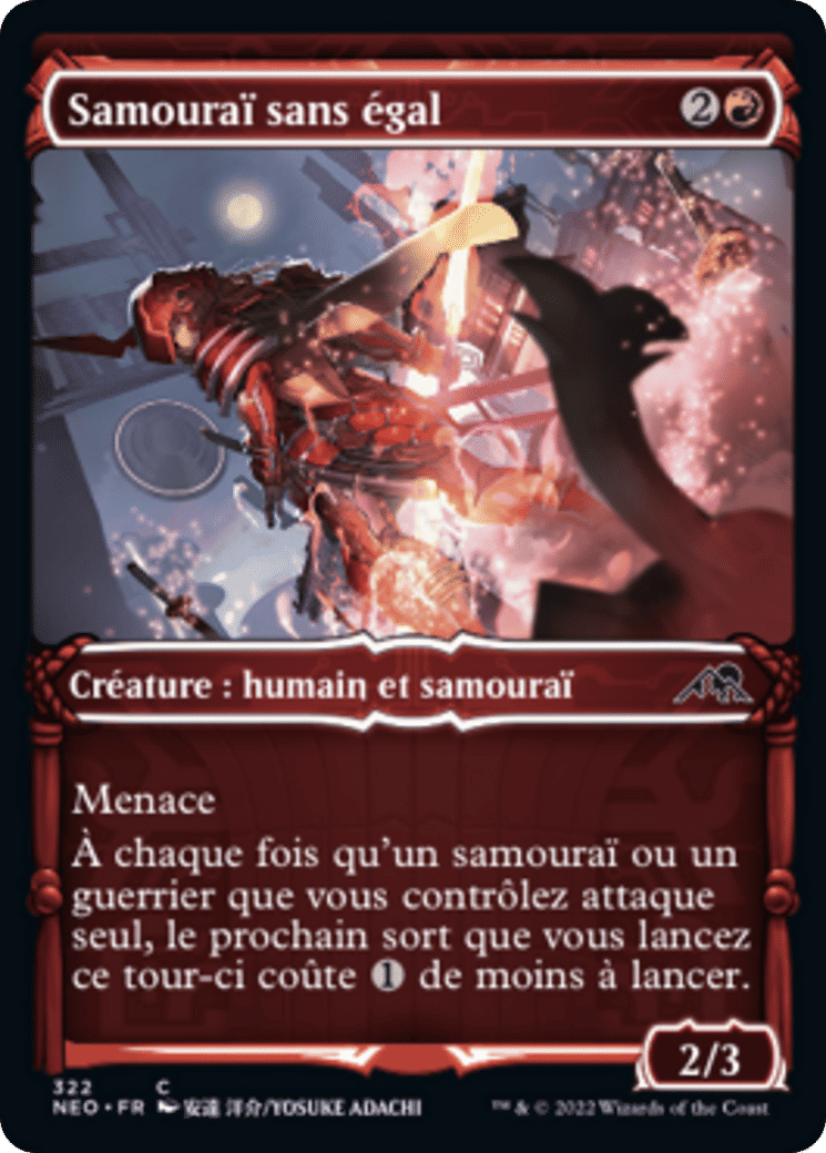 Samouraï sans égal — Kamigawa: Neon Dynasty — Magic: The Gathering