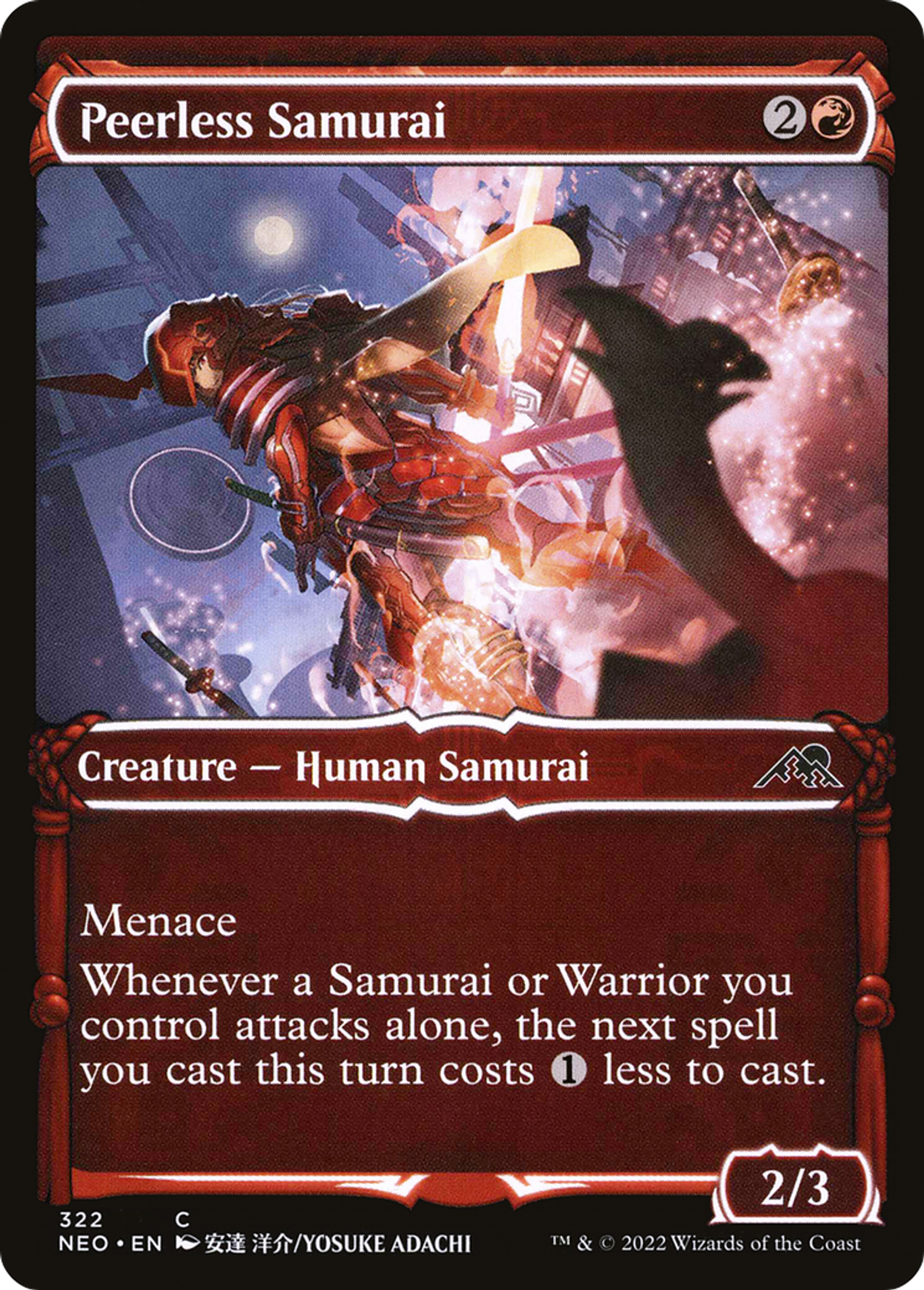 Samouraï sans égal — Kamigawa: Neon Dynasty — Magic: The Gathering