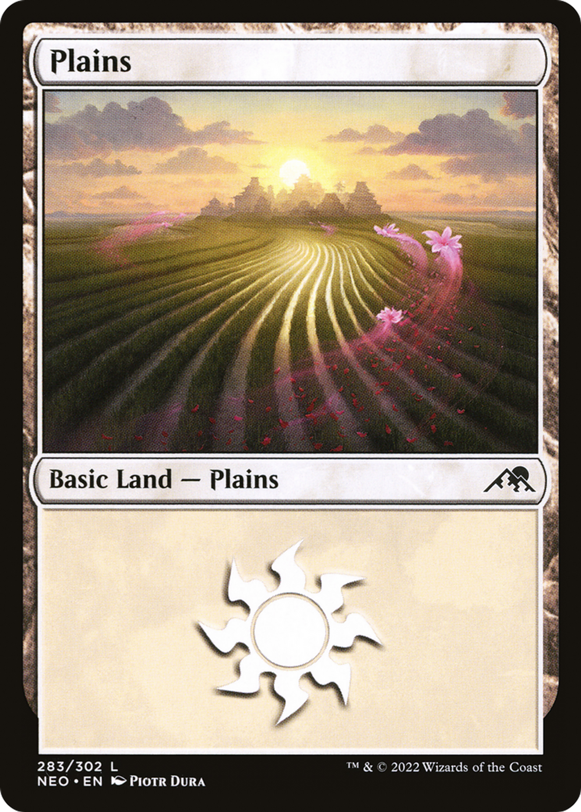 Plains — Kamigawa: Neon Dynasty — Magic: The Gathering