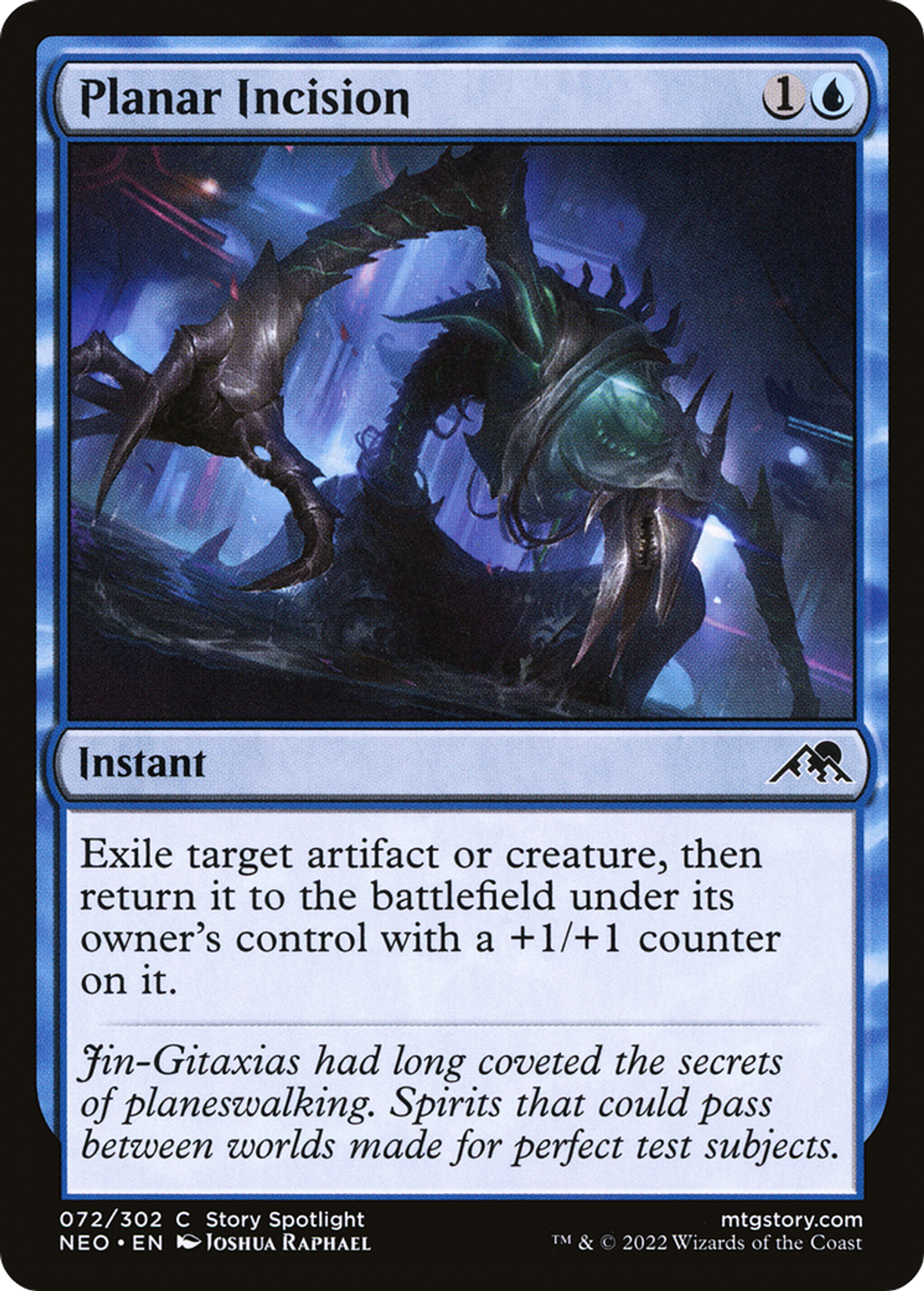 Incision planaire — Kamigawa: Neon Dynasty — Magic: The Gathering
