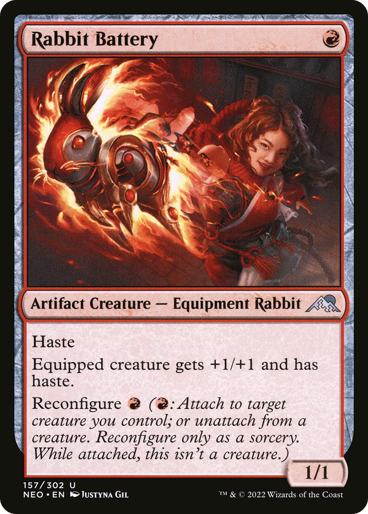 Rabbit Battery — Kamigawa: Neon Dynasty — Magic: The Gathering