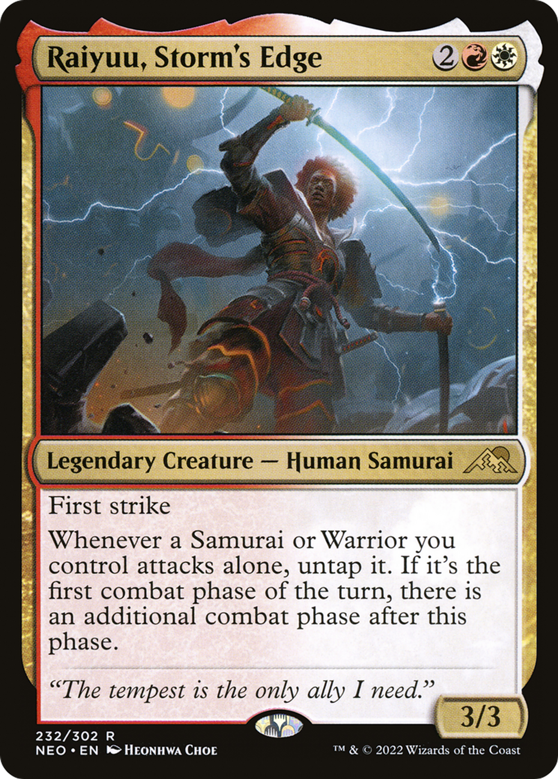 Raiyuu, tranchant de la tempête — Kamigawa: Neon Dynasty — Magic: The Gathering
