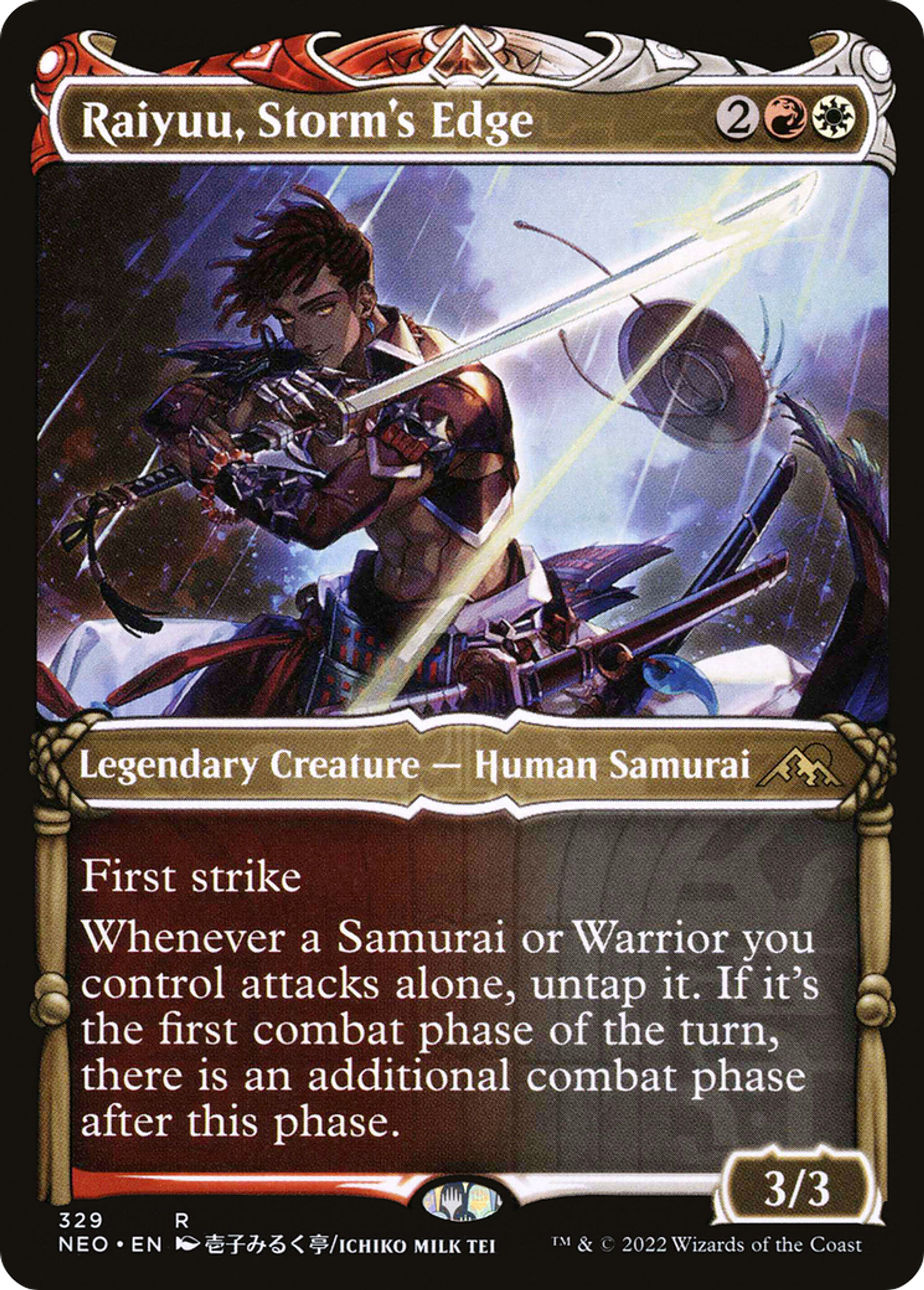 Raiyuu, tranchant de la tempête — Kamigawa: Neon Dynasty — Magic: The Gathering